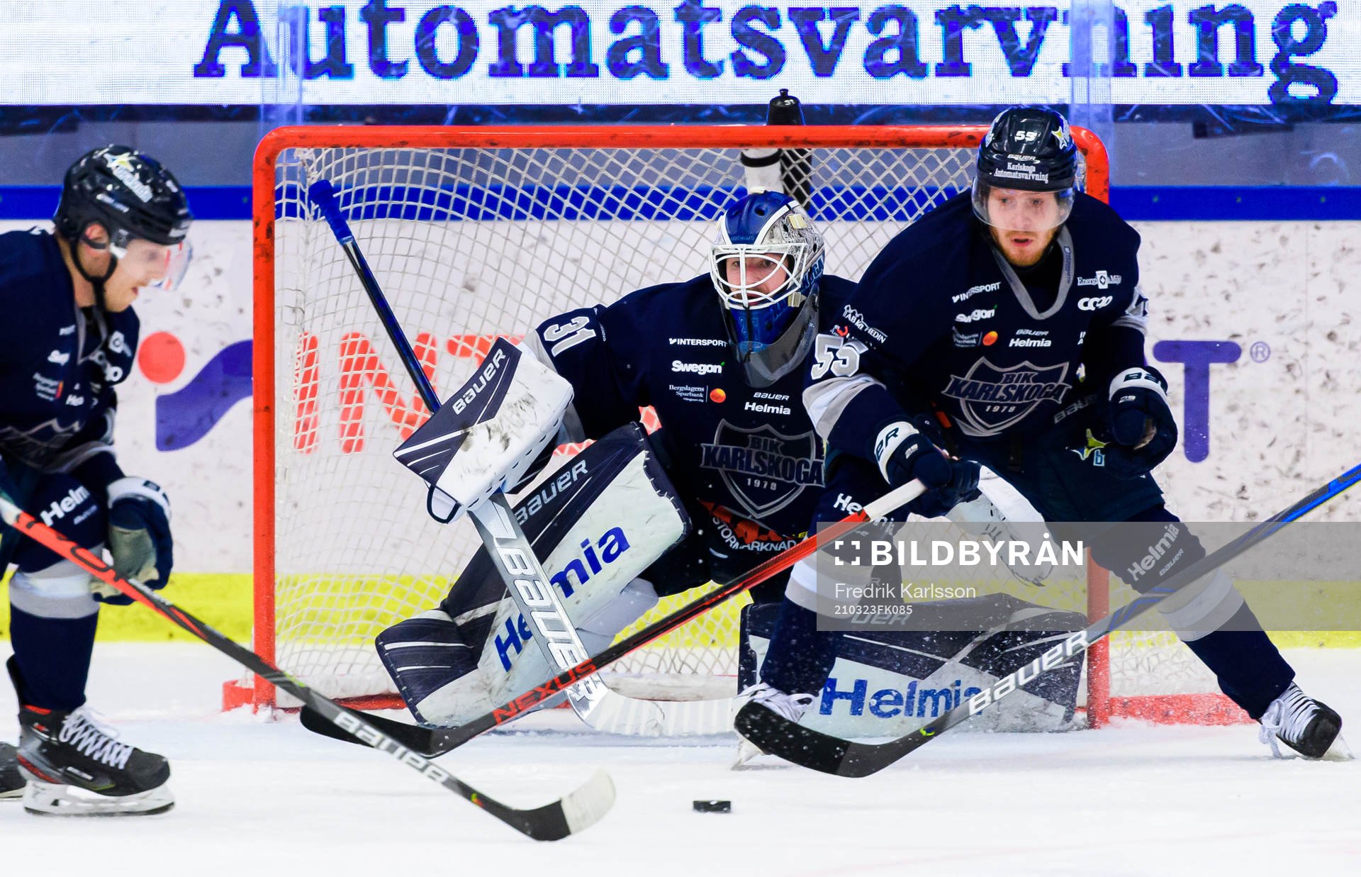 Karlskogas målvakt Tim Juel