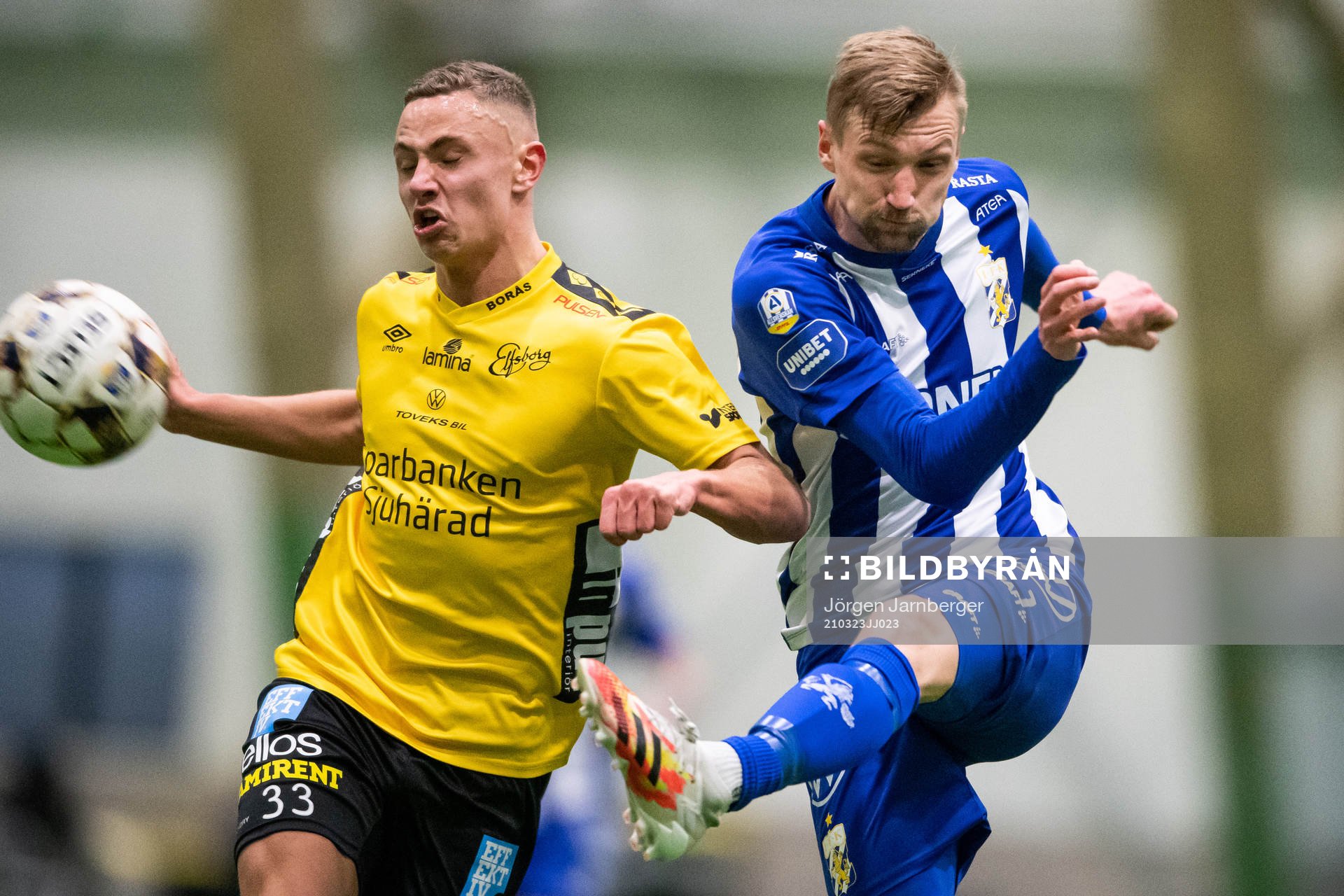 Elfsborgs Theo Lind och IFK Göteborgs Sebastian Eriksson
