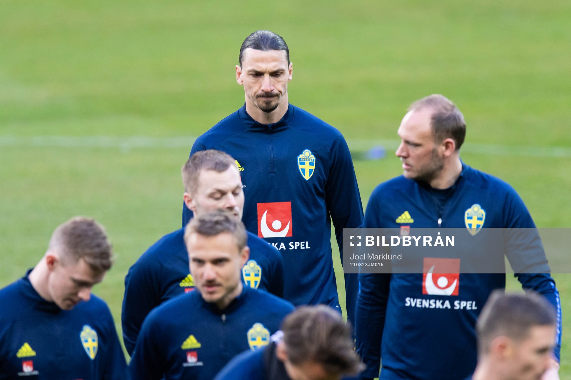 Zlatan Ibrahimovic of the Swedish national football team
