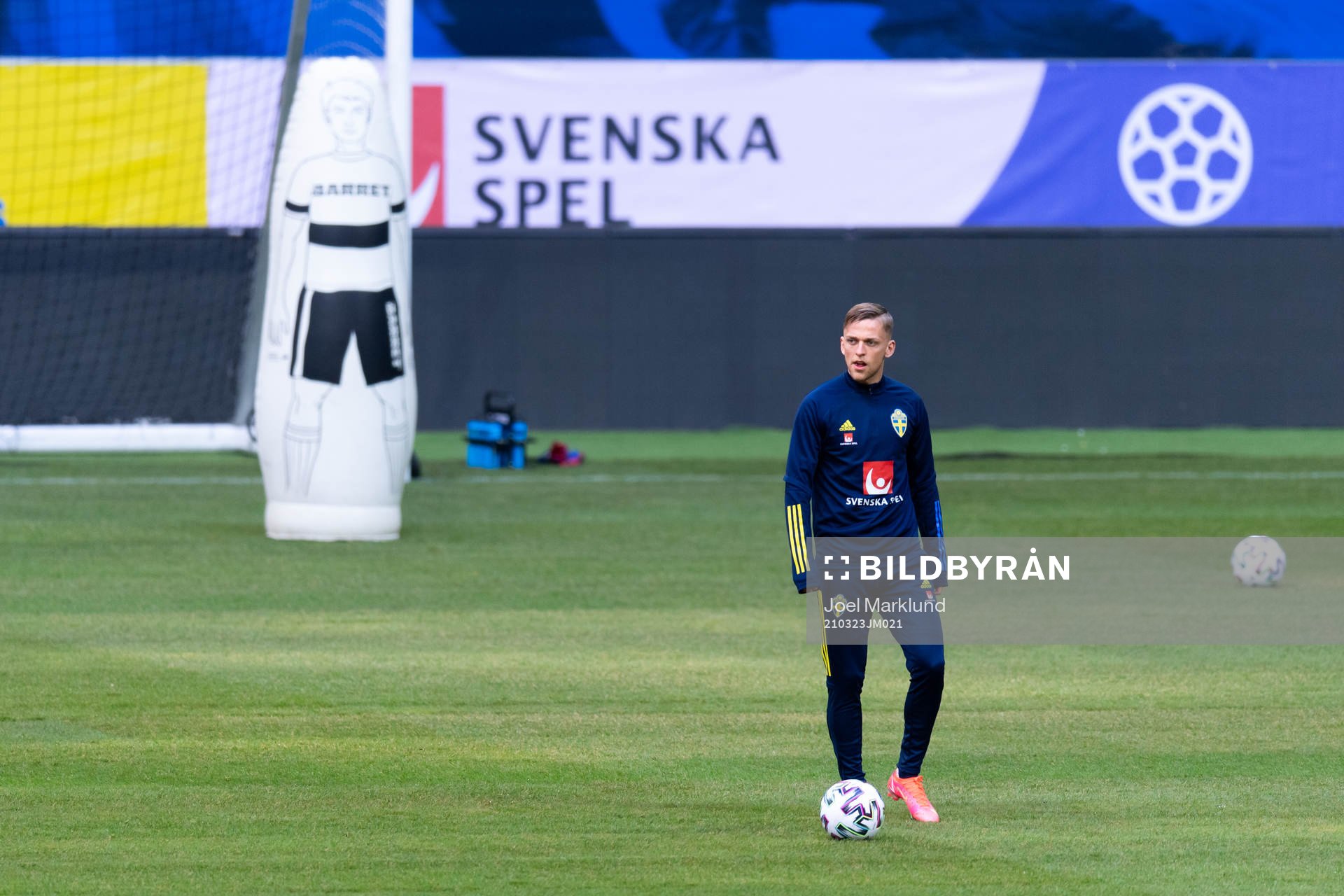 Jesper Karlsson of the Swedish national football team