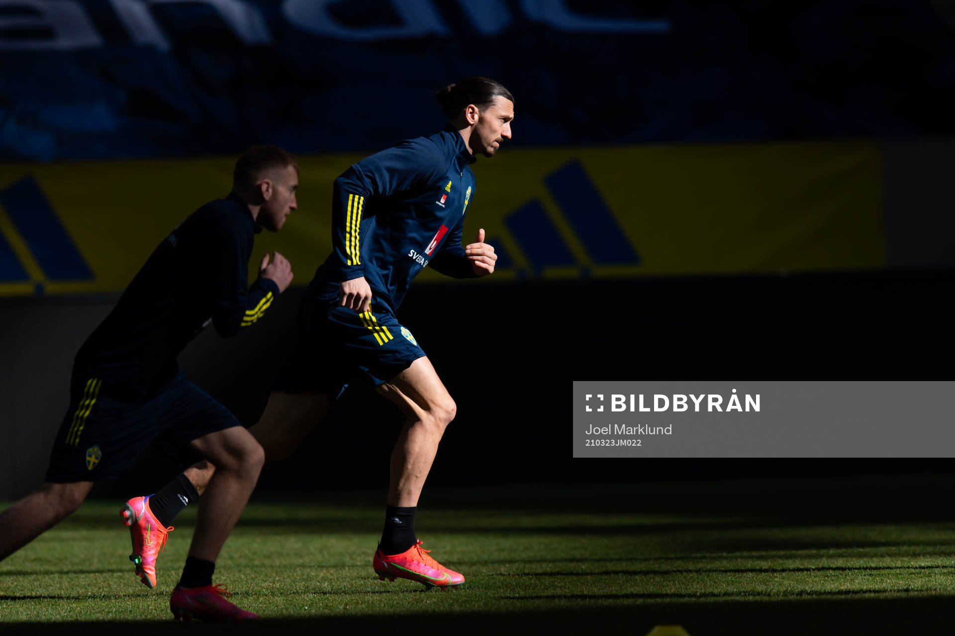 Zlatan Ibrahimovic of the Swedish national football team