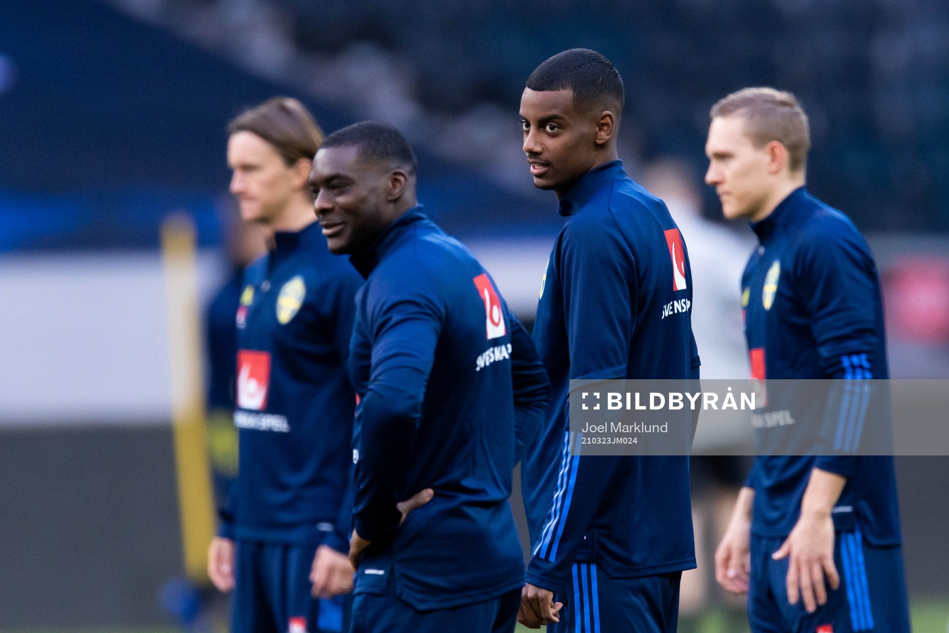 Alexander Isak of the Swedish national football team