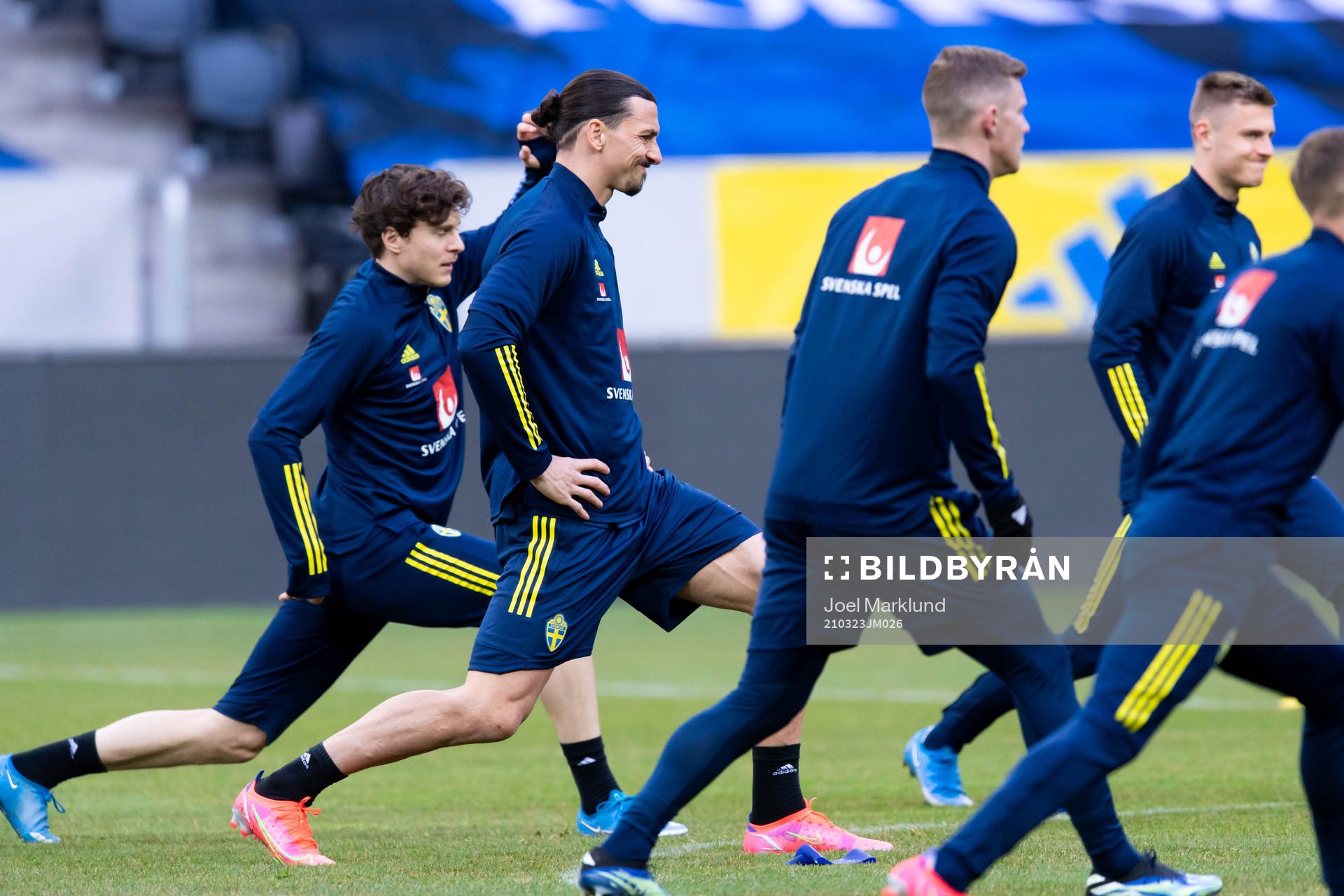 Zlatan Ibrahimovic of the Swedish national football team