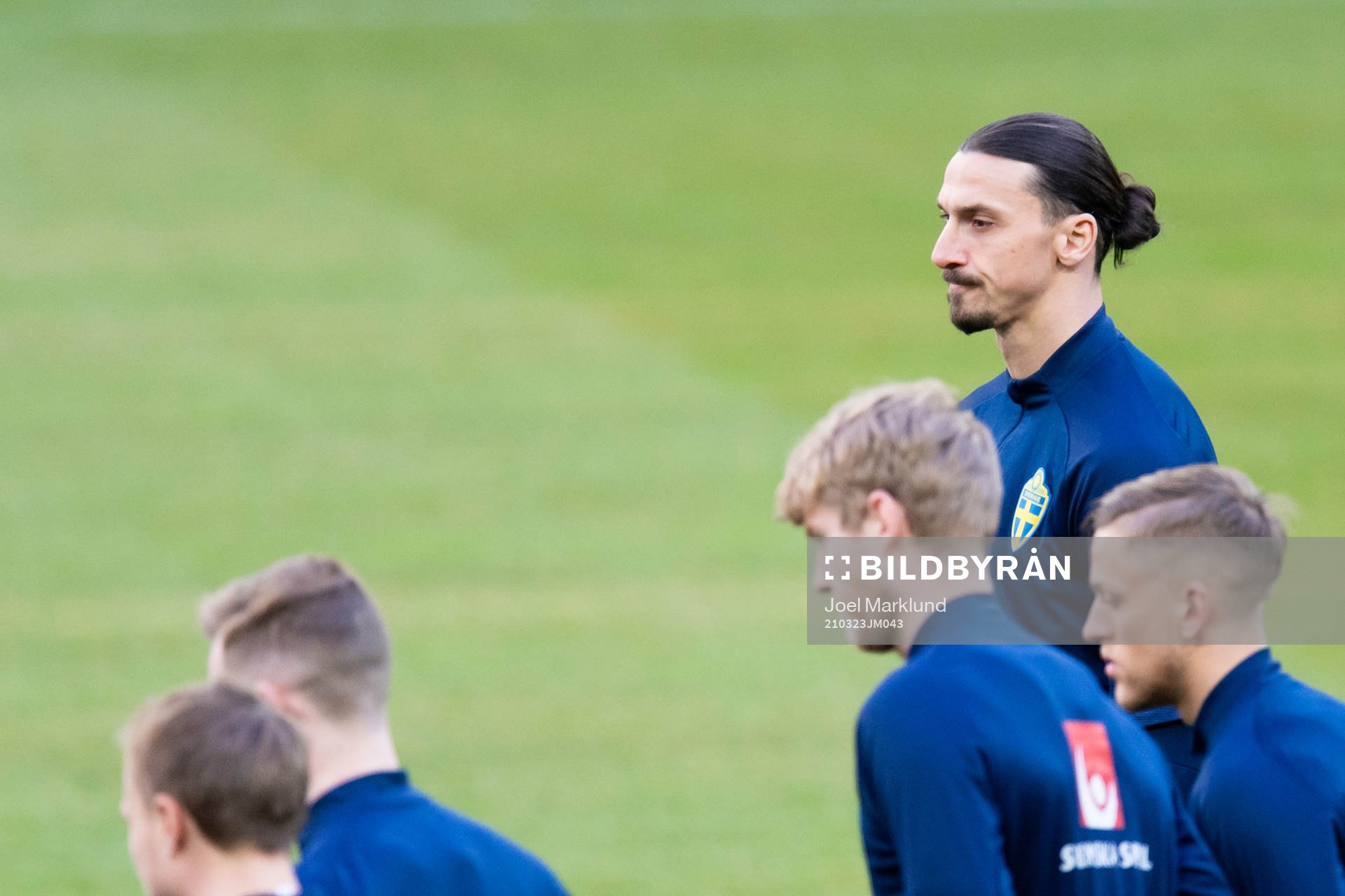 Zlatan Ibrahimovic of the Swedish national football team