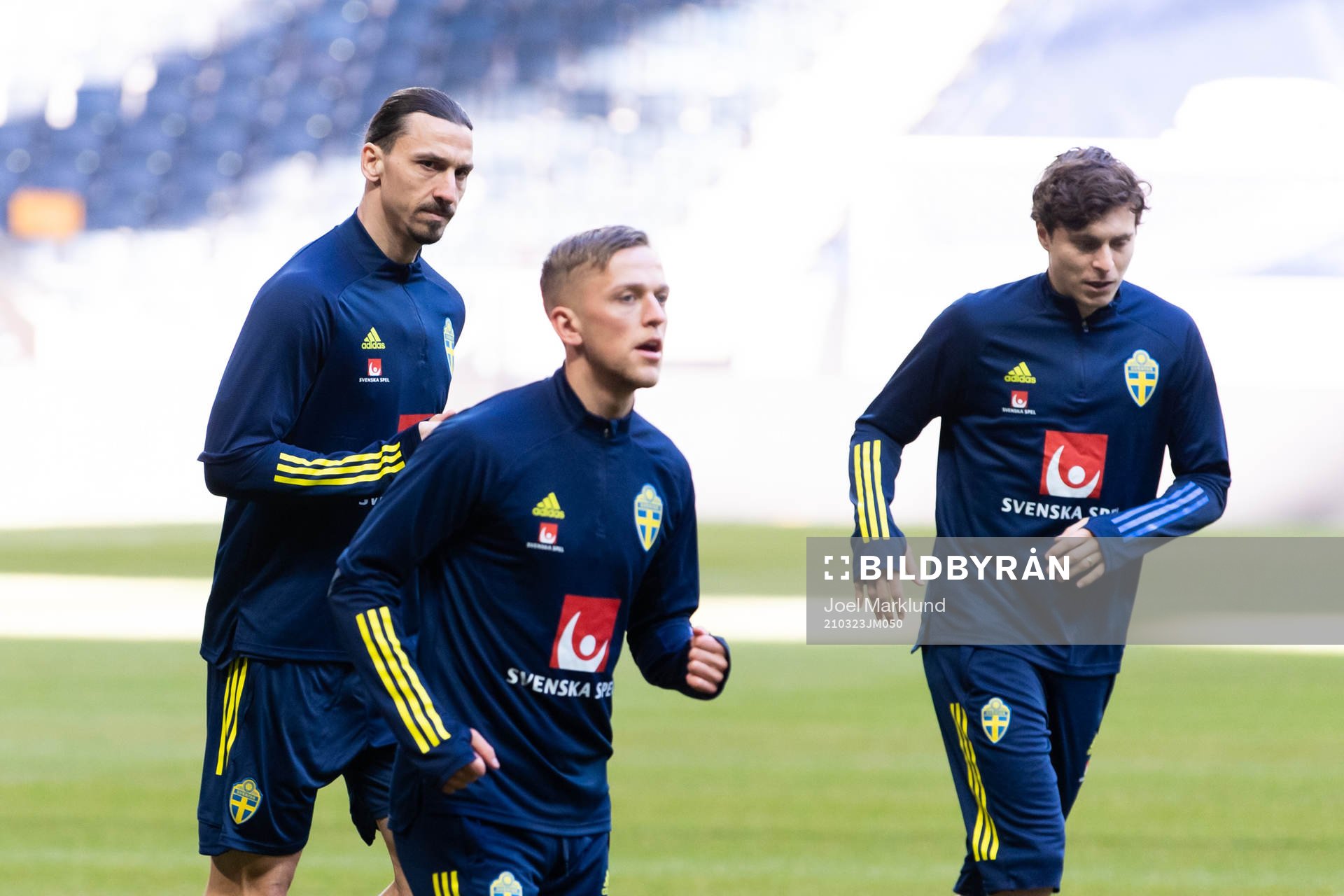 Zlatan Ibrahimovic, Jesper Karlsson and Victor Nilsson