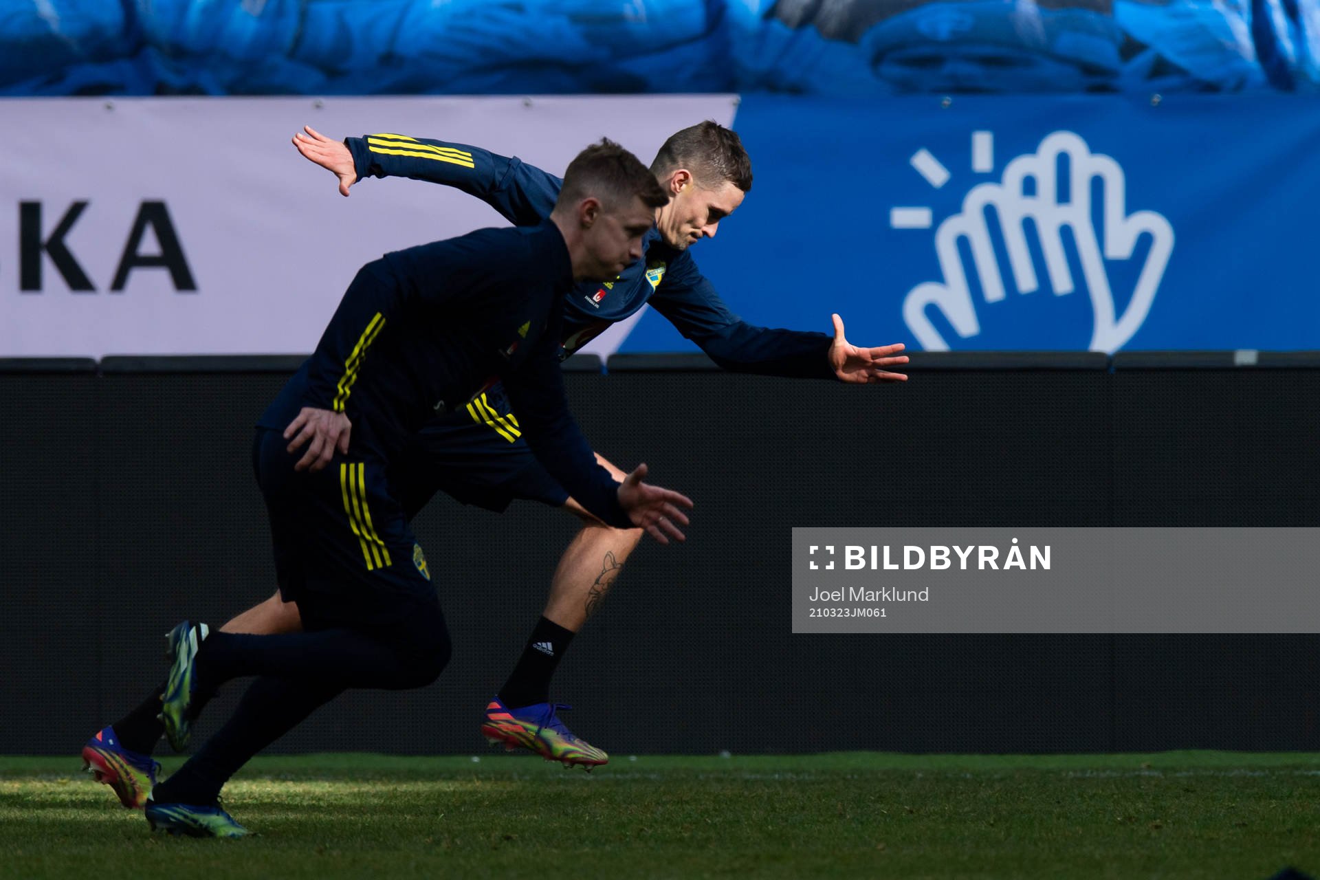 Mikael Lustig of the Swedish national football team