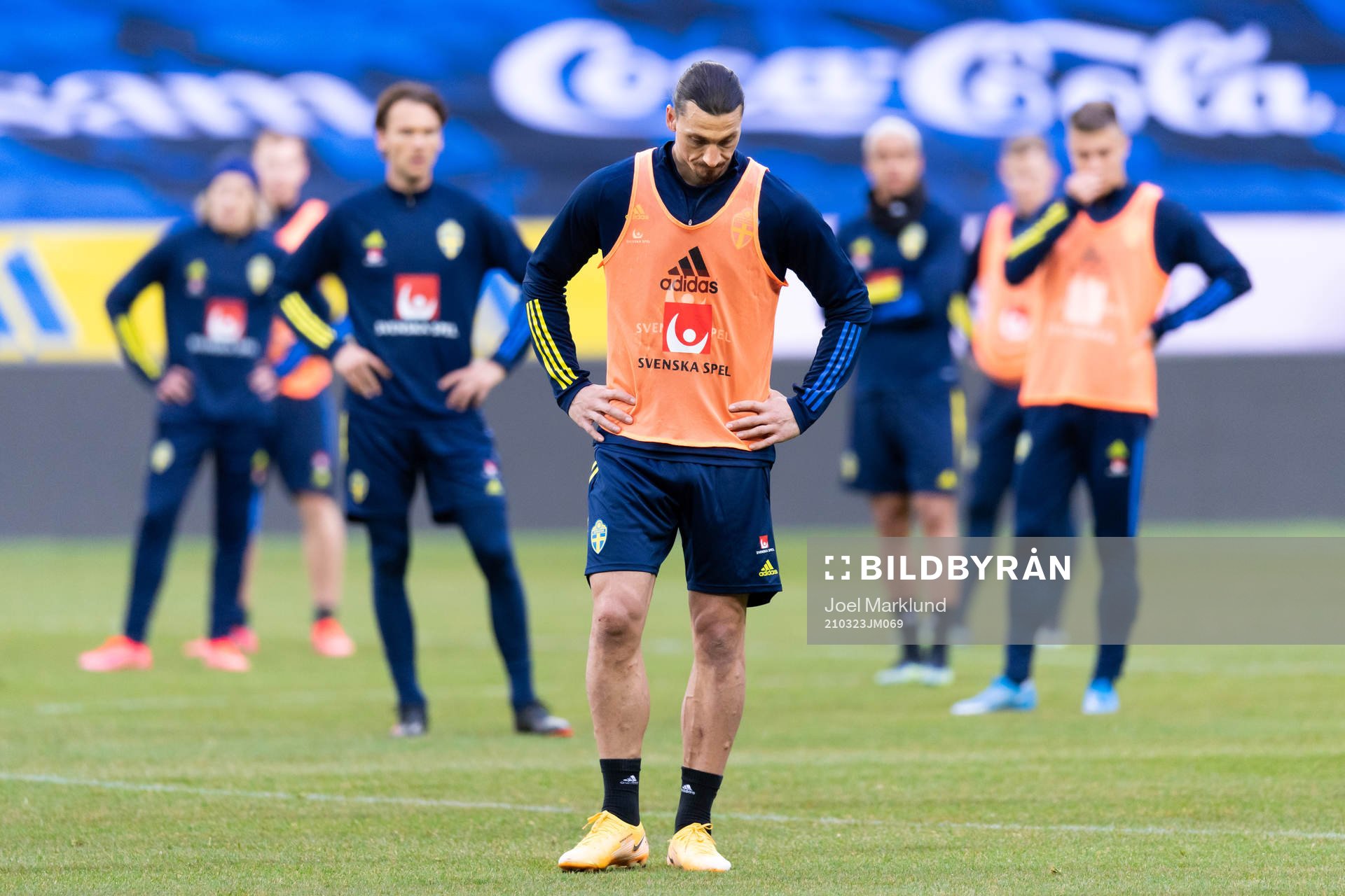 Zlatan Ibrahimovic of the Swedish national football team