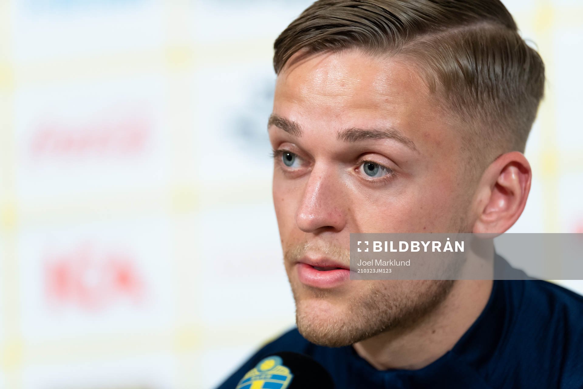 Jesper Karlsson of the Swedish national football team