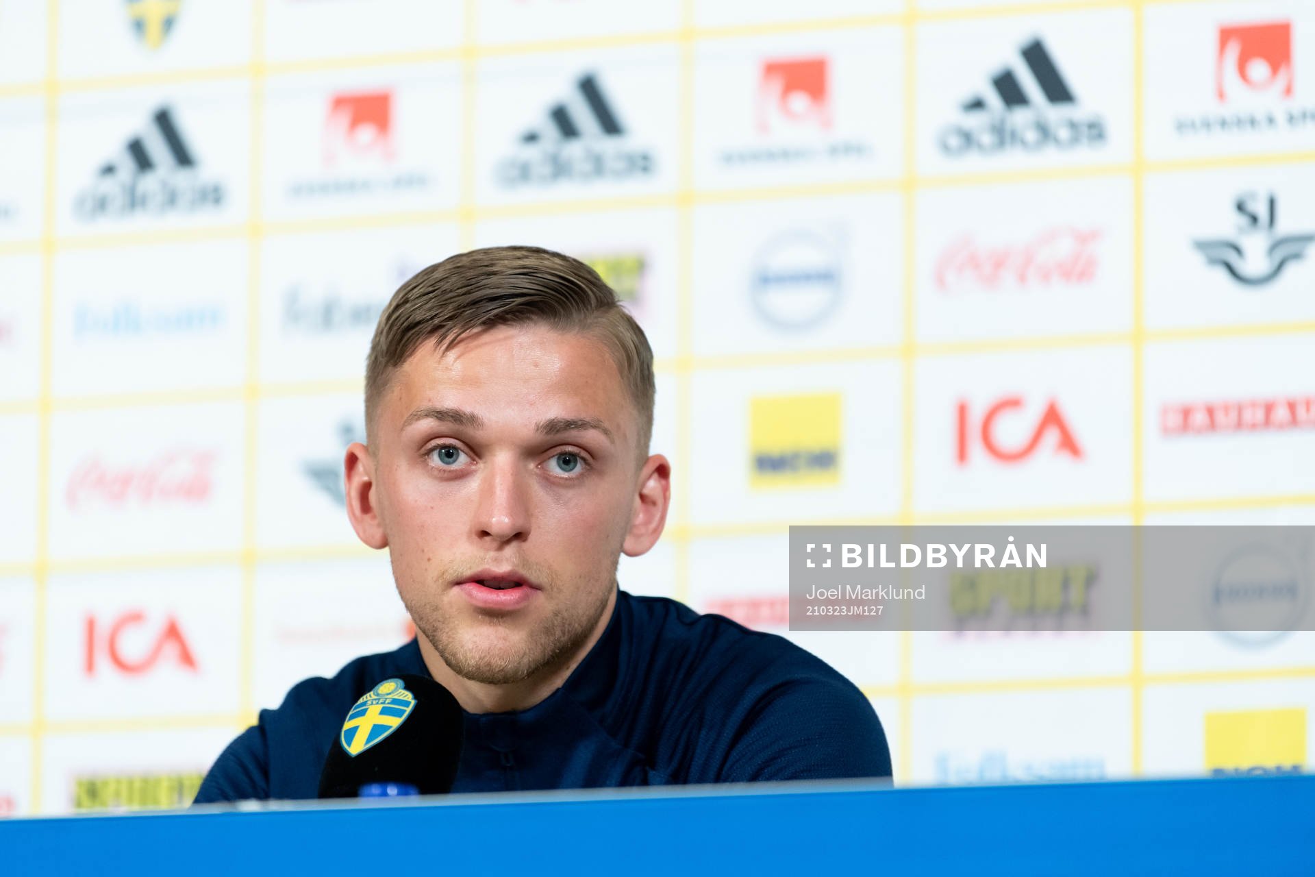 Jesper Karlsson of the Swedish national football team