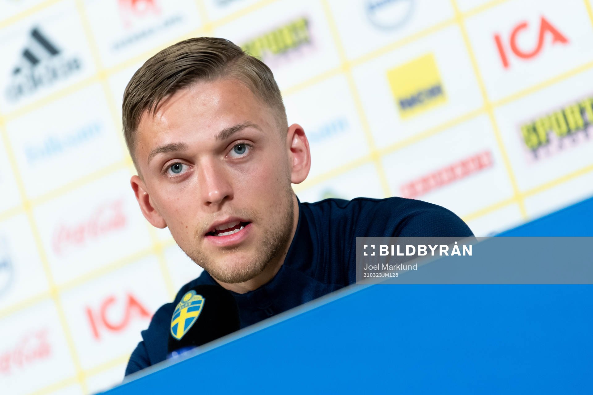 Jesper Karlsson of the Swedish national football team