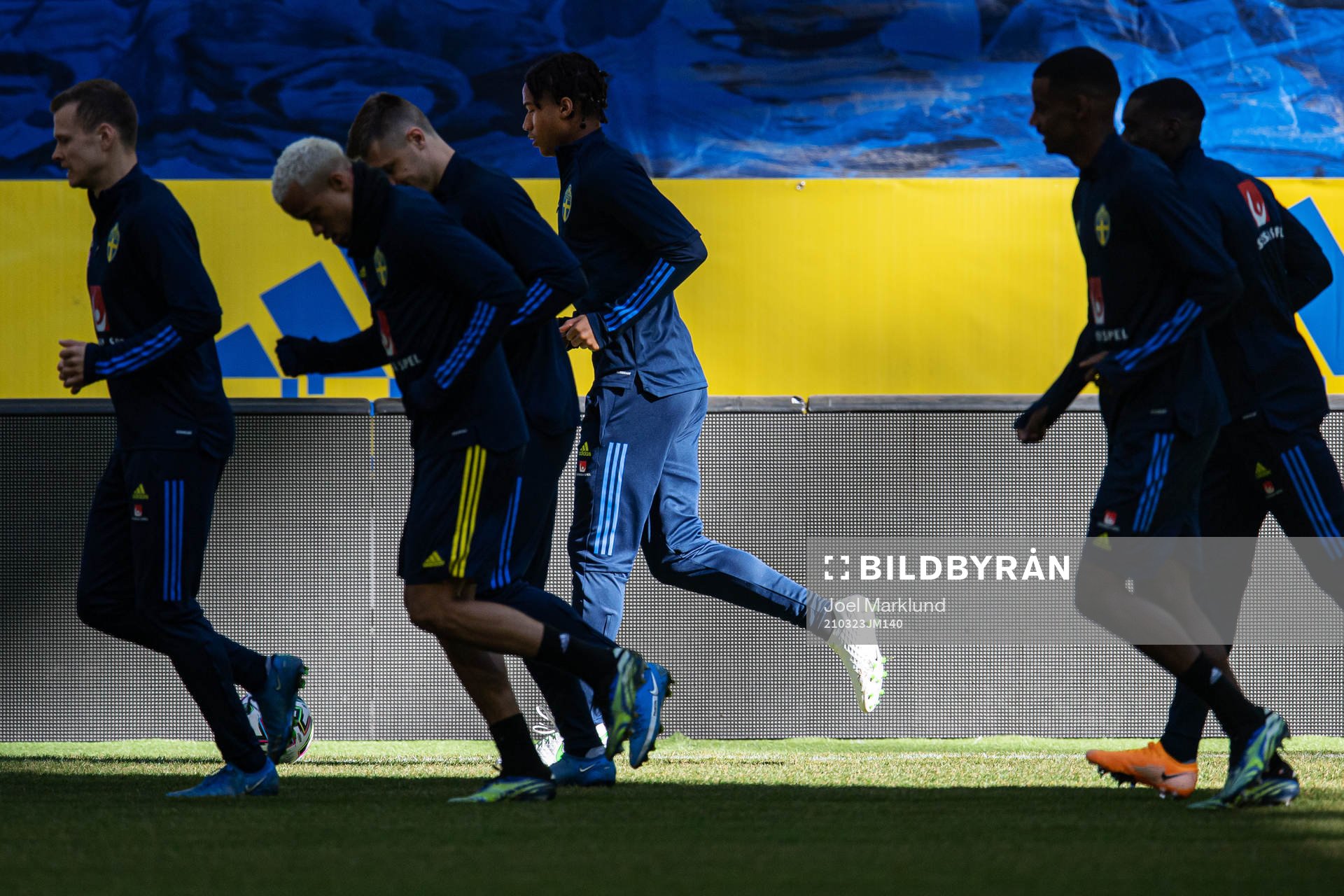 Jens-Lys Cajuste of the Swedish national football team