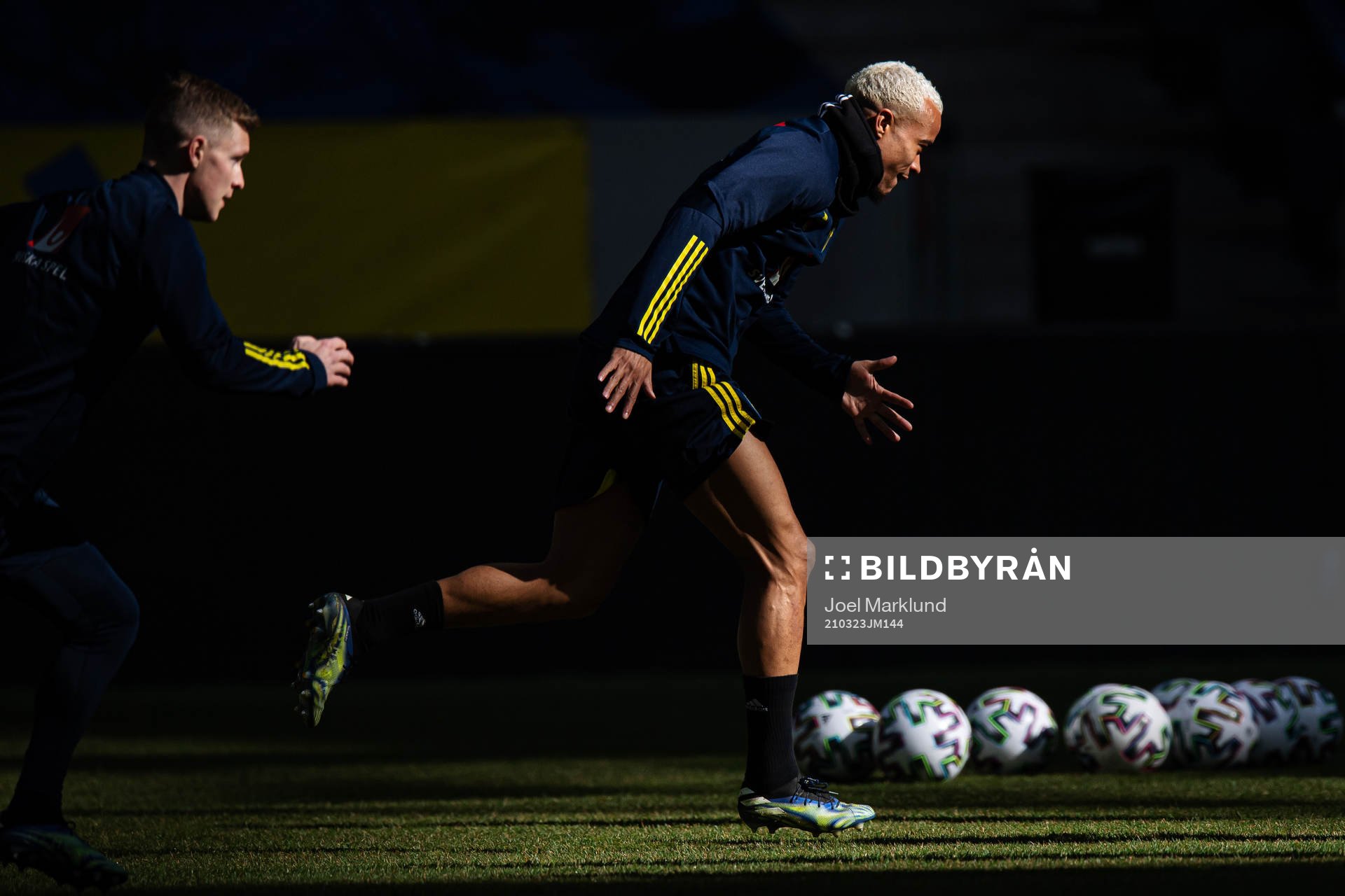 Robin Quaison of the Swedish national football team