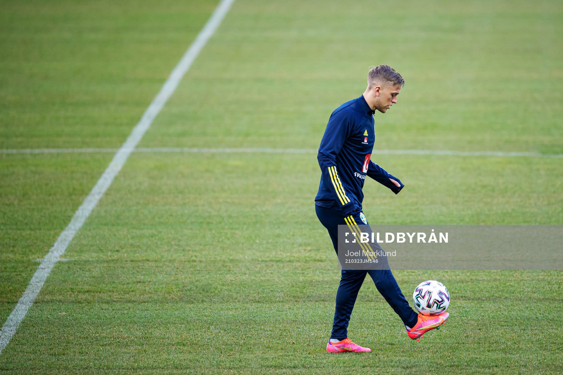 Jesper Karlsson of the Swedish national football team