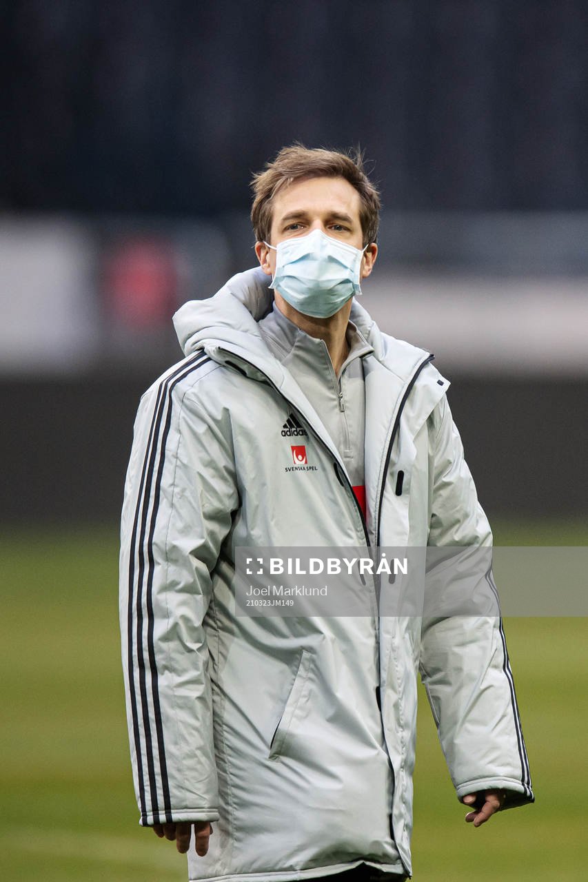 Jonas Werner, doctor, of the Swedish national football team