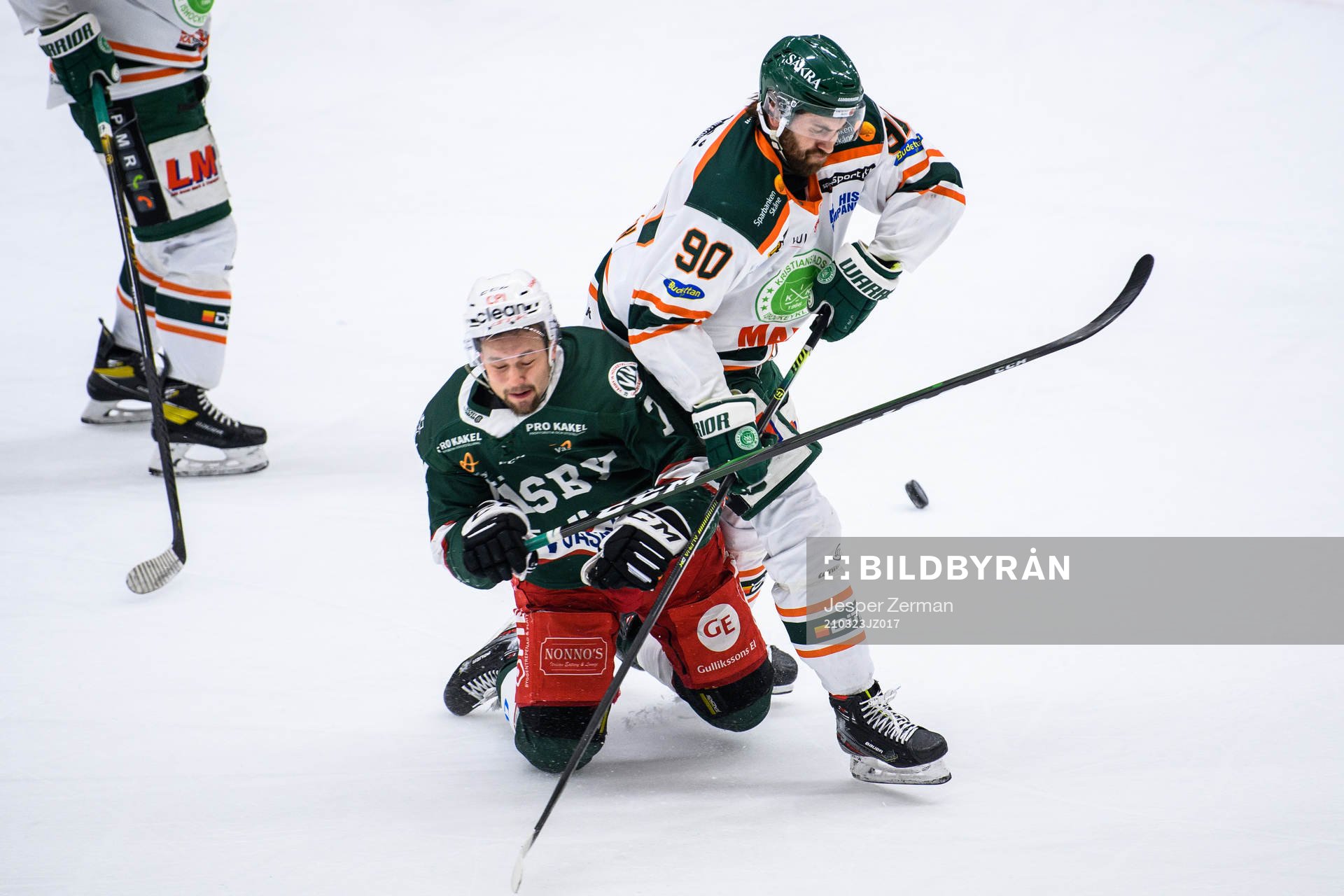 Väsbys Henrik Rommel och Kristianstads Rikard Olsén