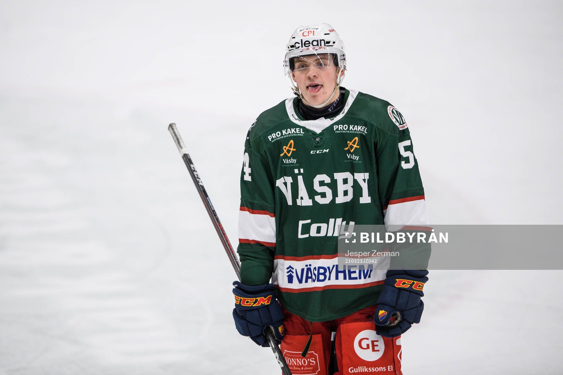 Väsbys Oscar Bjerselius deppar