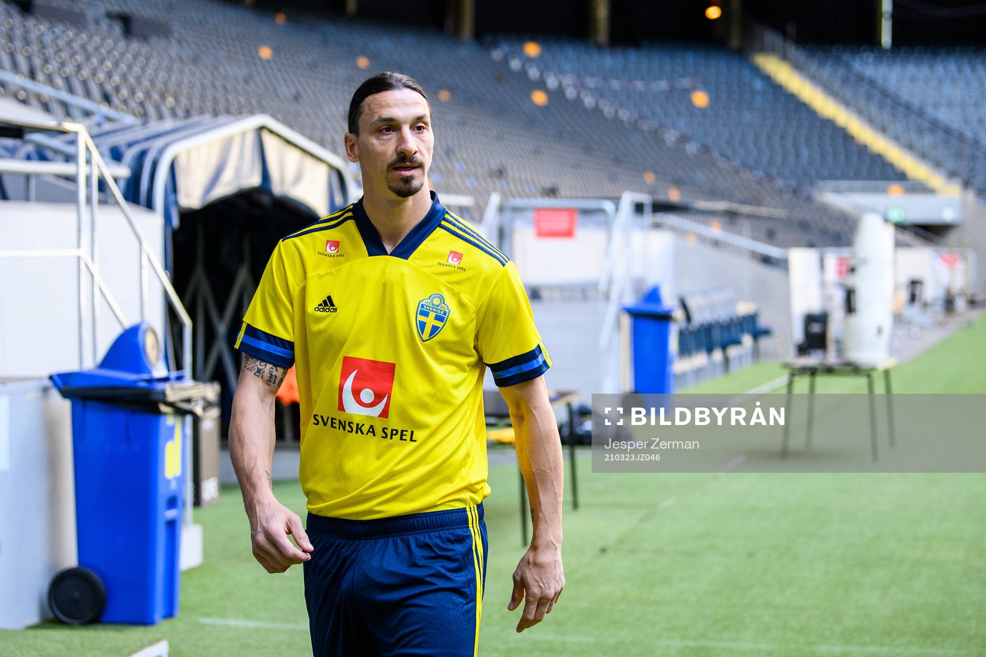 Zlatan Ibrahimovic of the Swedish national football