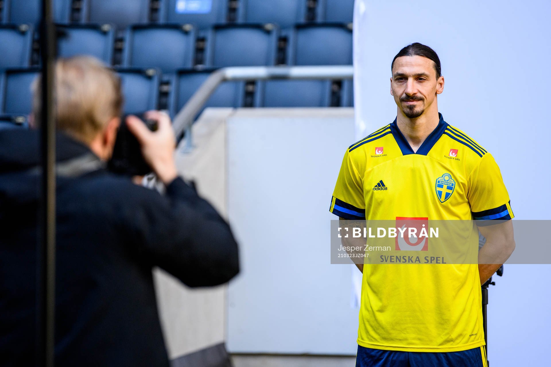 Zlatan Ibrahimovic of the Swedish national football is