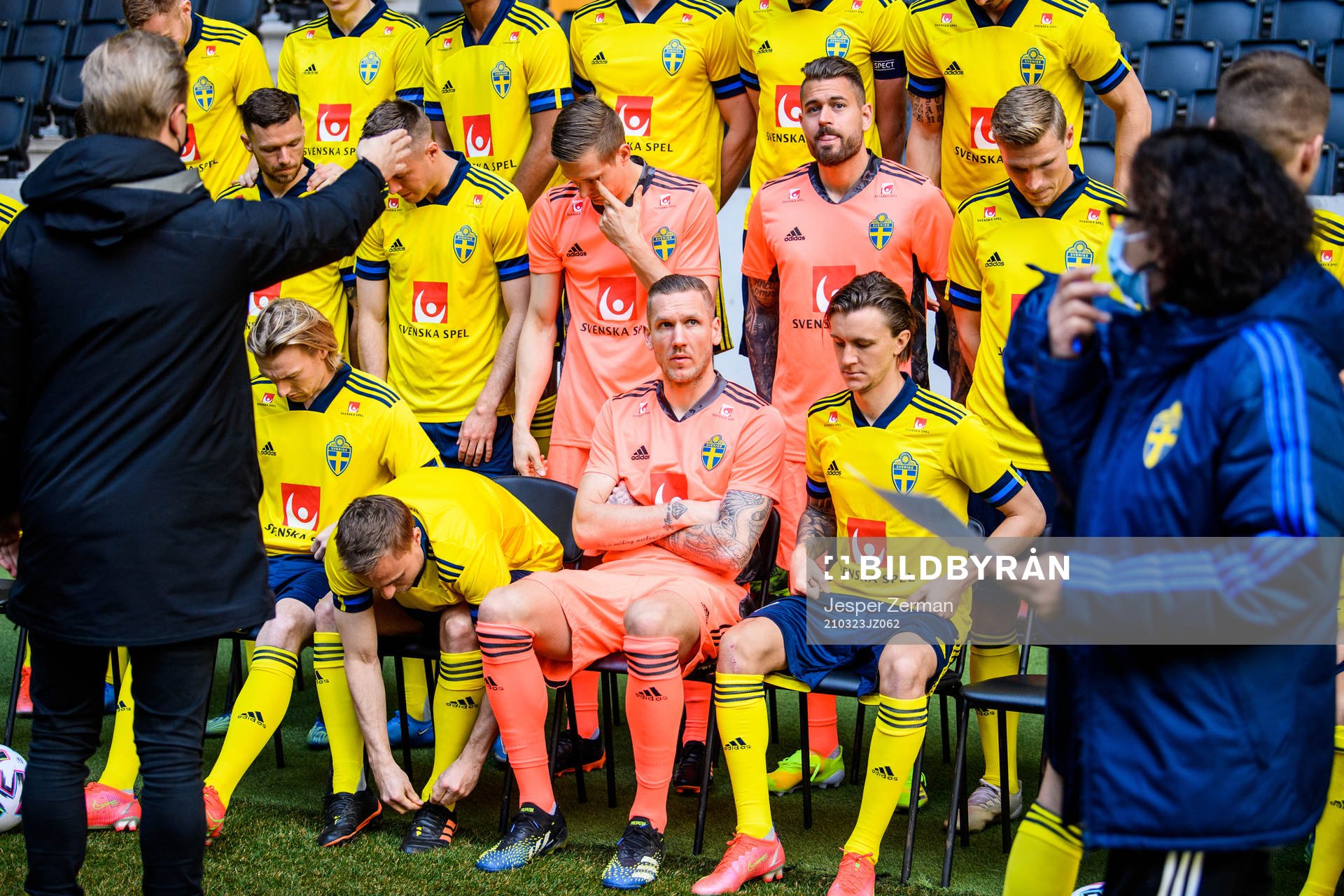 Robin Olsen of the Swedish national football team