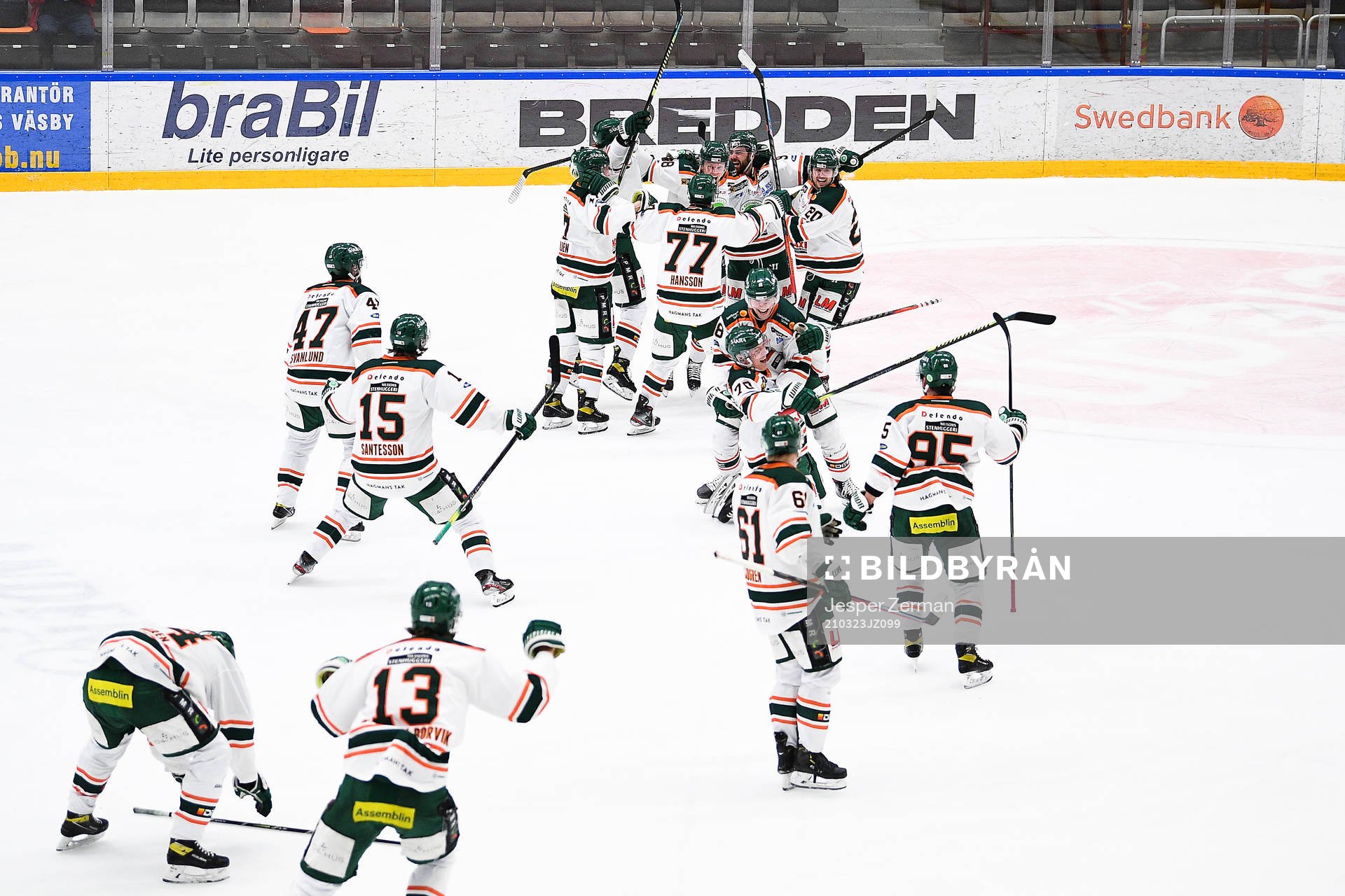 Kristianstads spelare jublar
