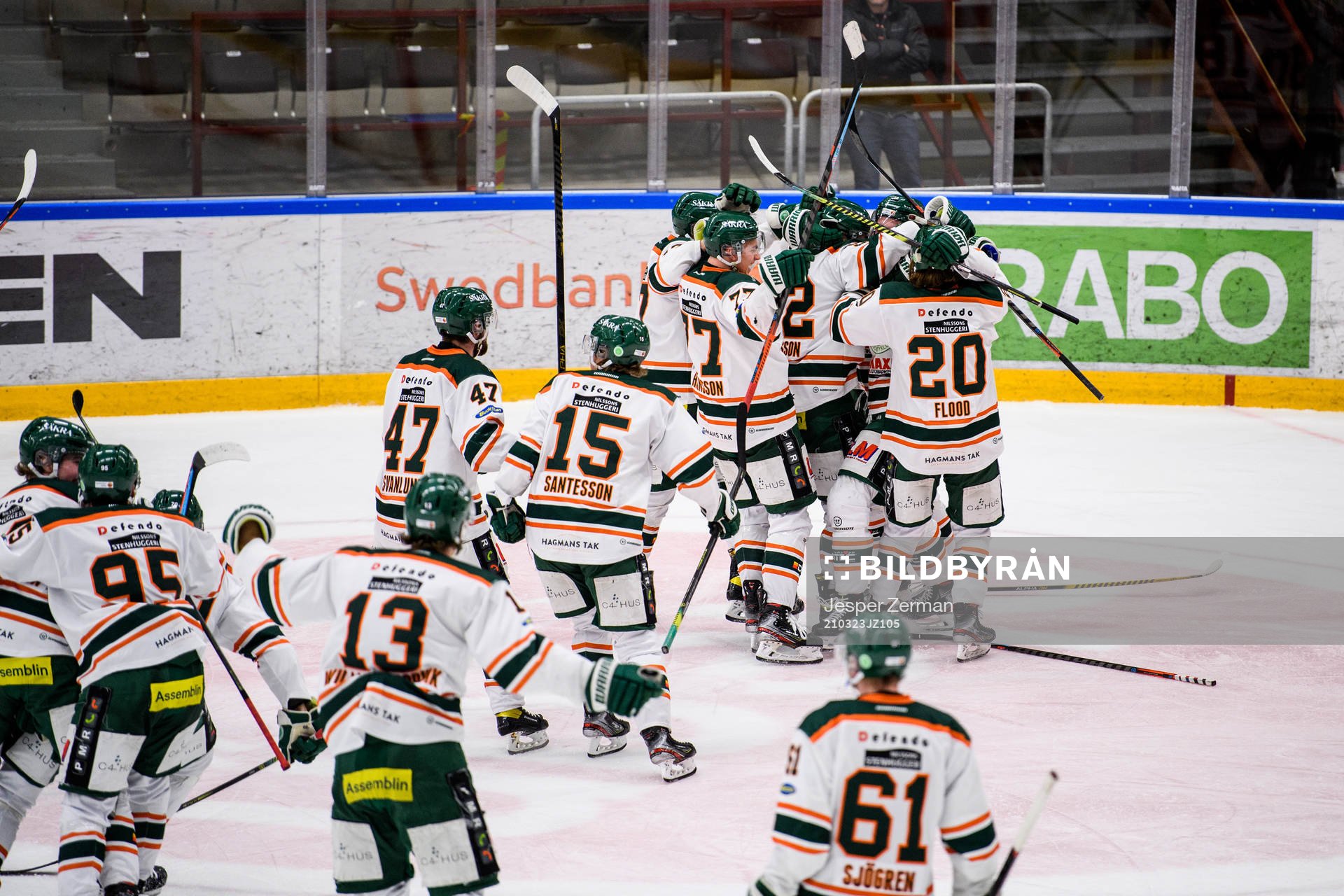 Kristianstads spelare jublar