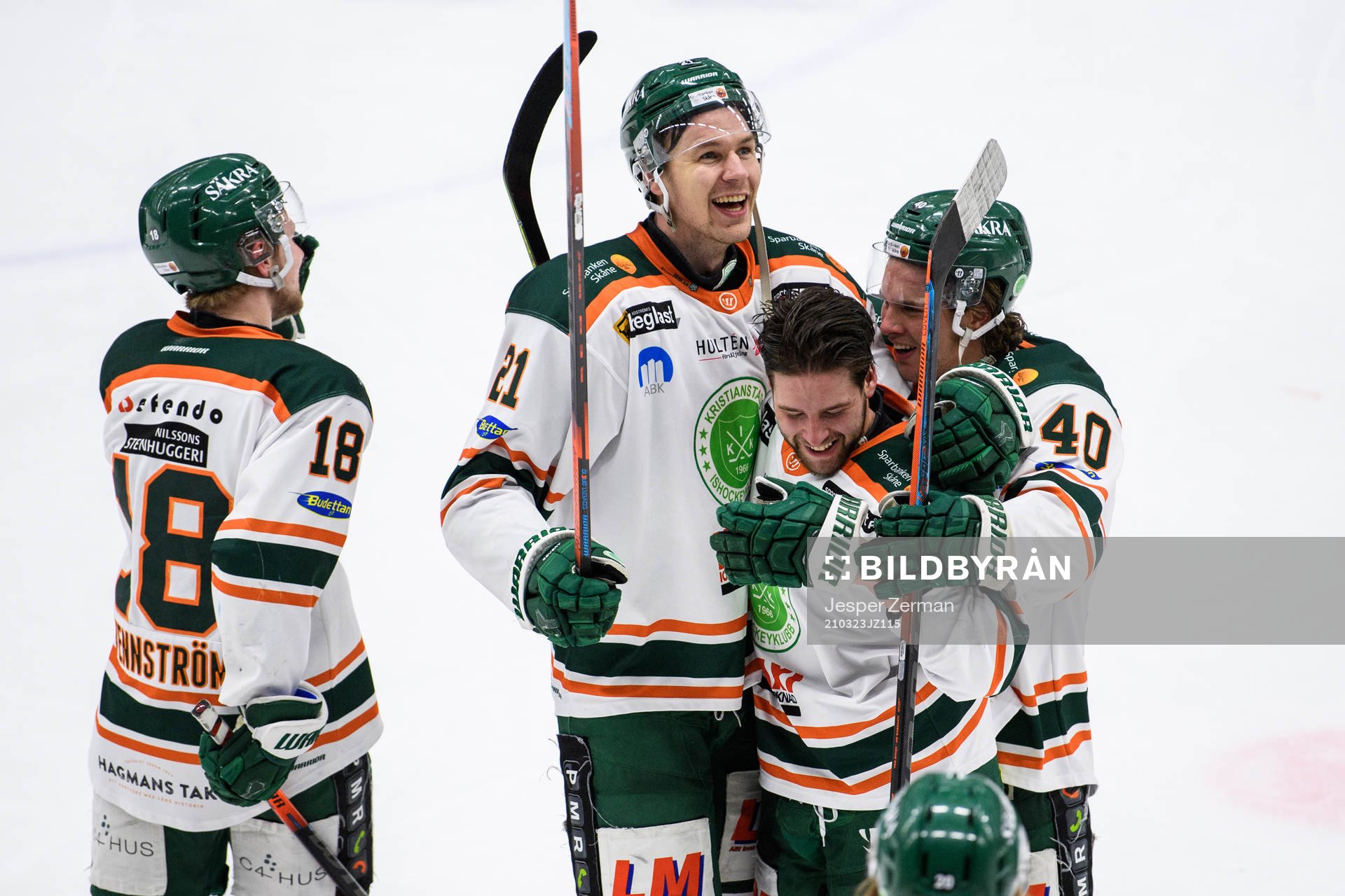 Kristianstads Daniel Andersson, Alexander Molldén och