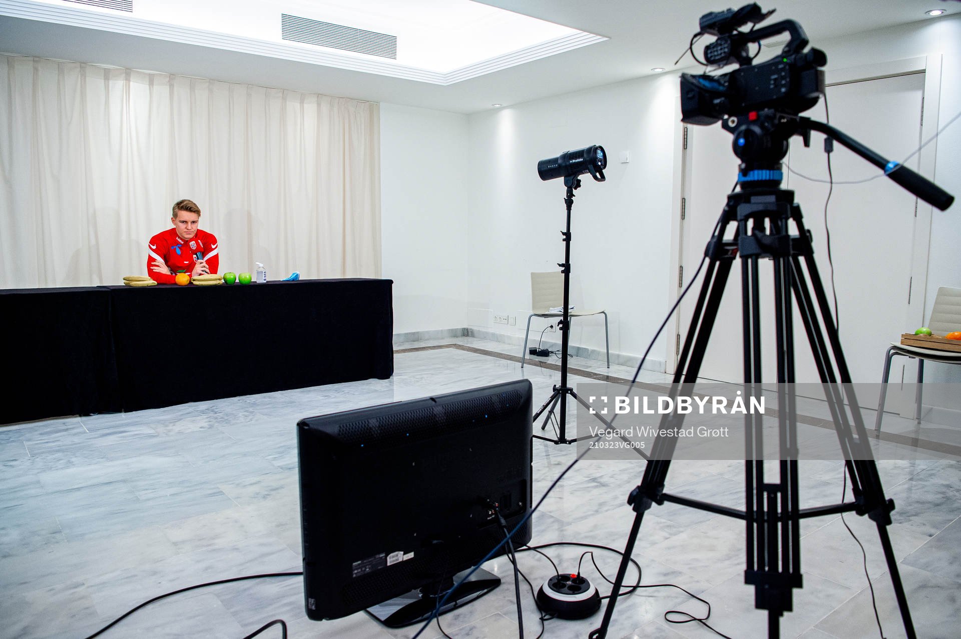 Martin Ødegaard of the Norwegian national football team