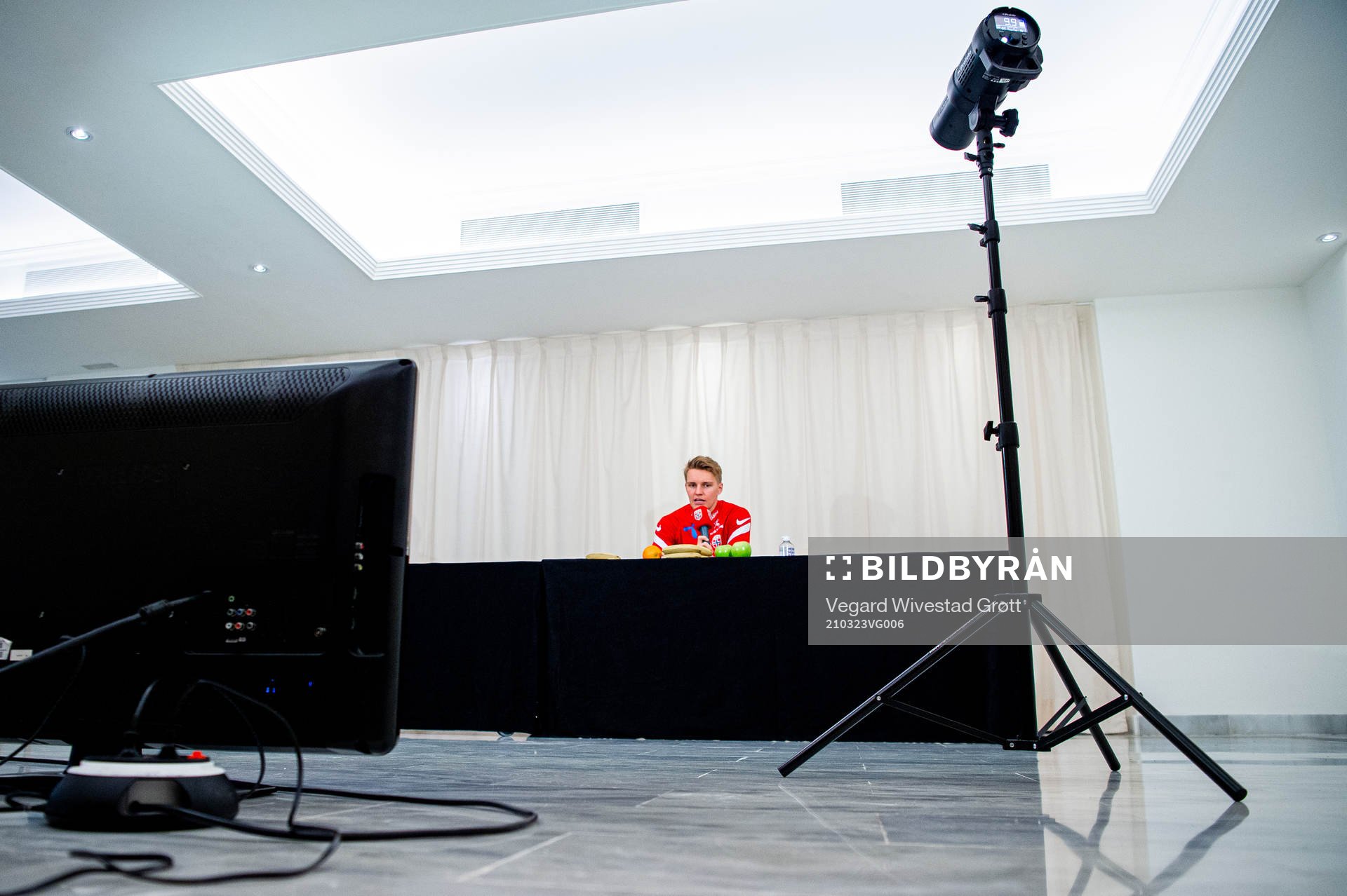 Martin Ødegaard of the Norwegian national football team