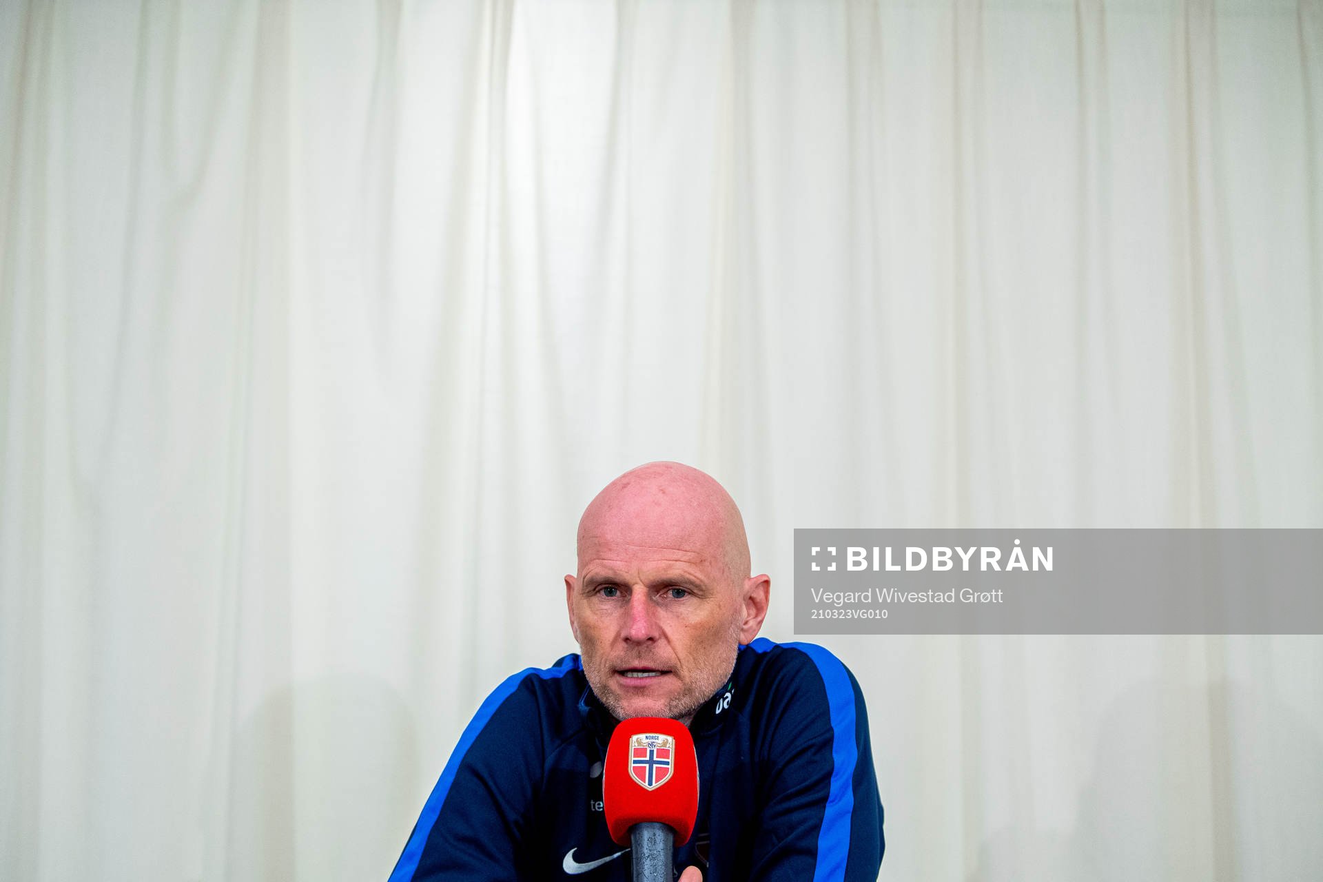 Ståle Solbakken, head coach of the Norwegian national