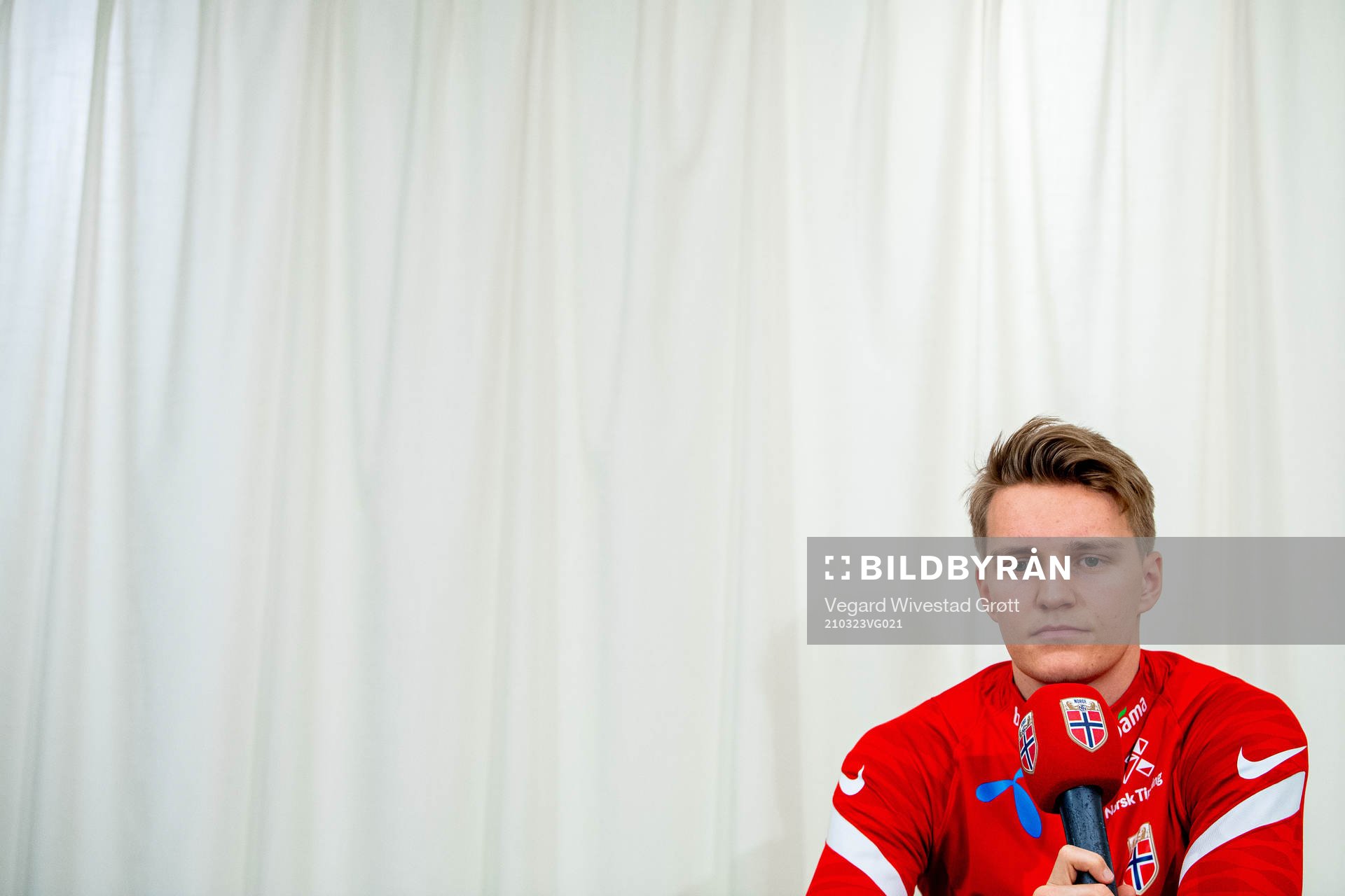 Martin Ødegaard of the Norwegian national football team