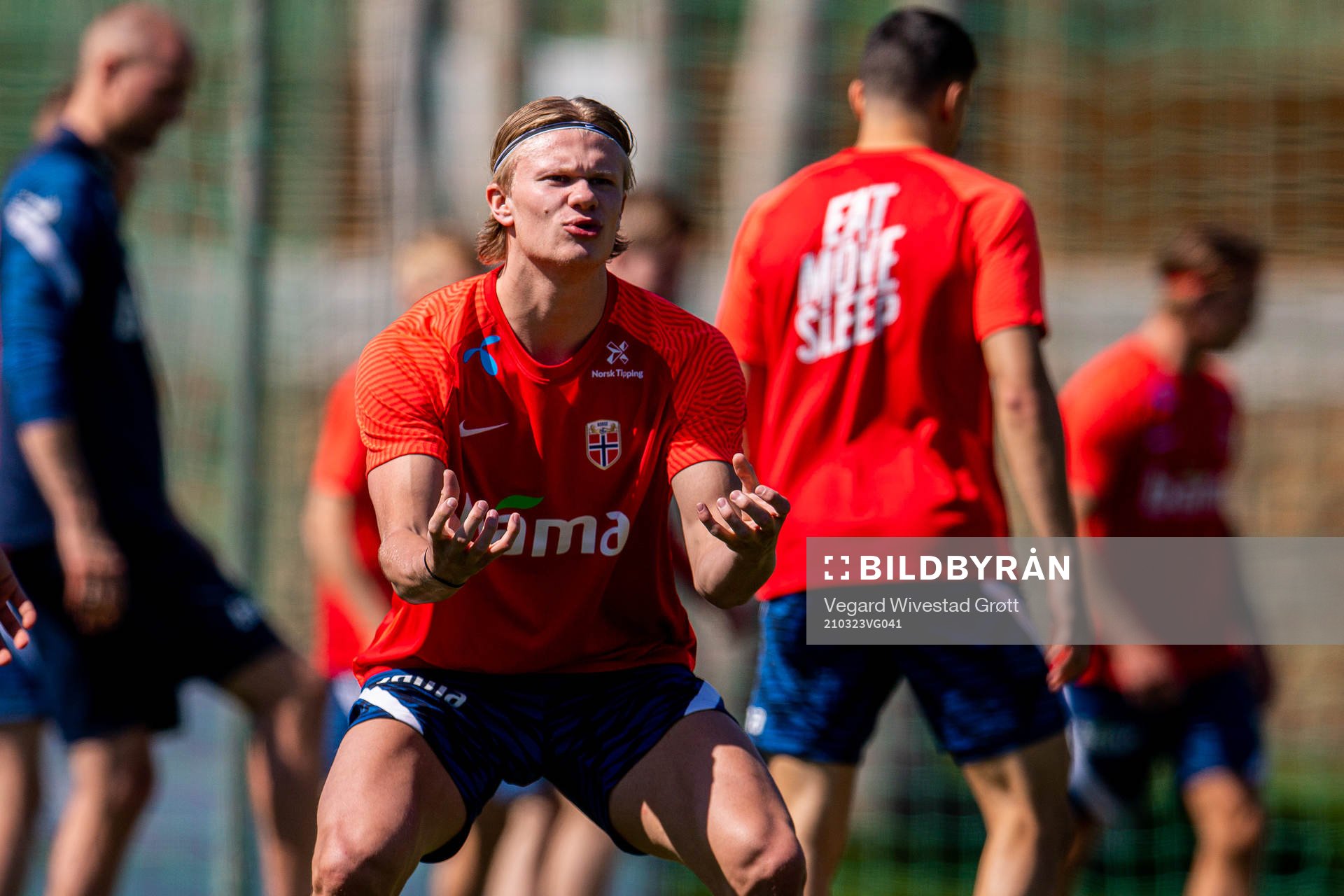 Erling Braut Haaland of the Norwegian national football team