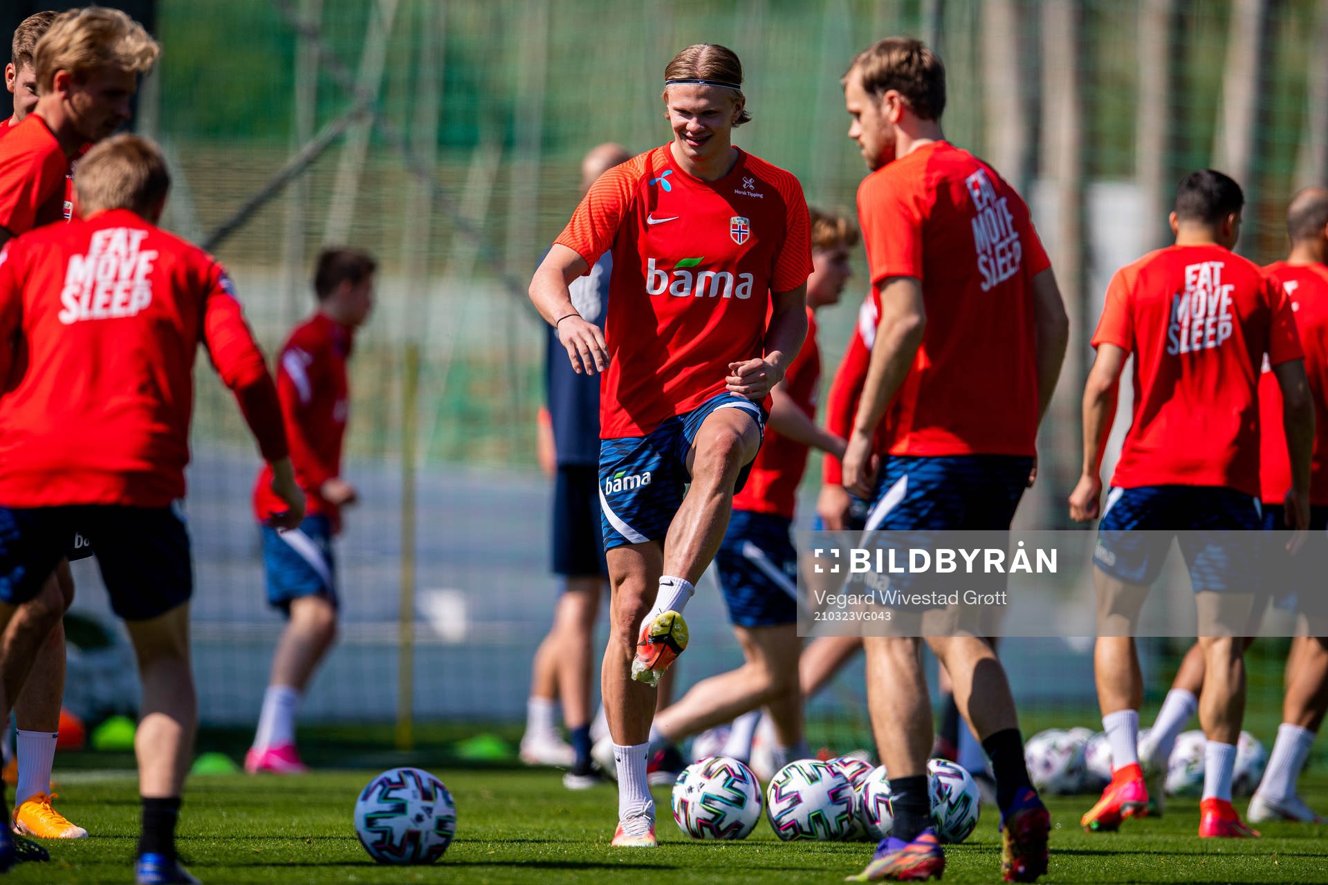 Erling Braut Haaland of the Norwegian national football team