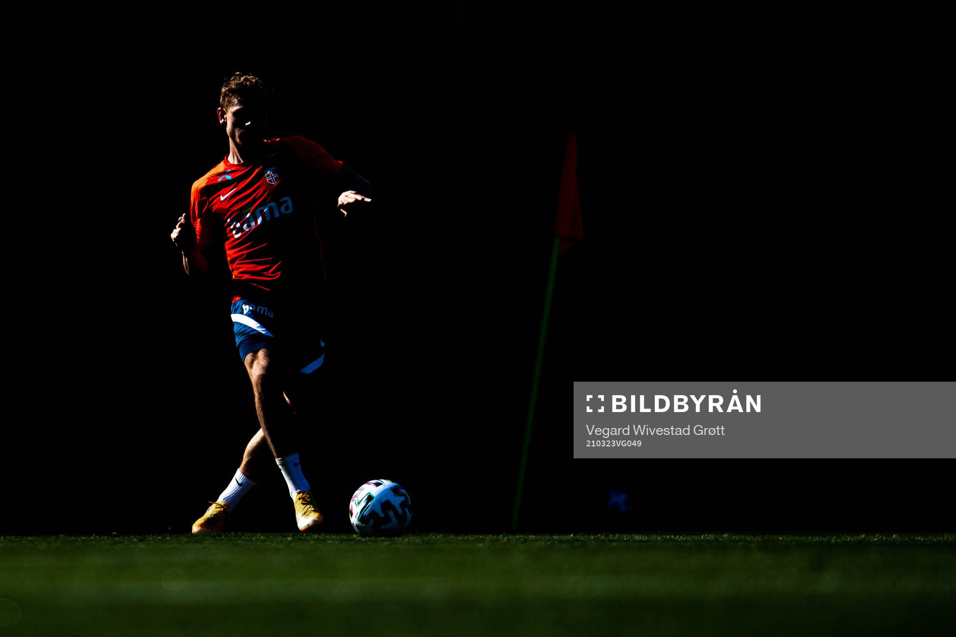 Julian Ryerson of the Norwegian national football team