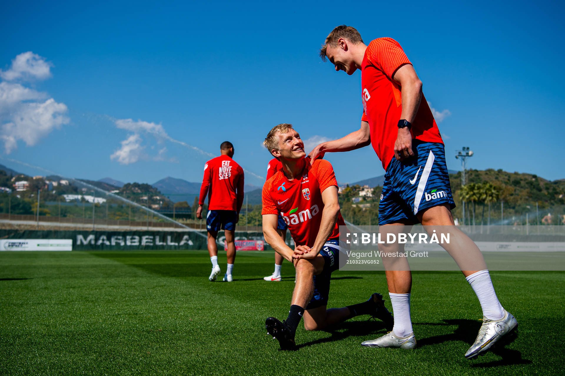 Birger Meling and Marius Lode of the Norwegian national