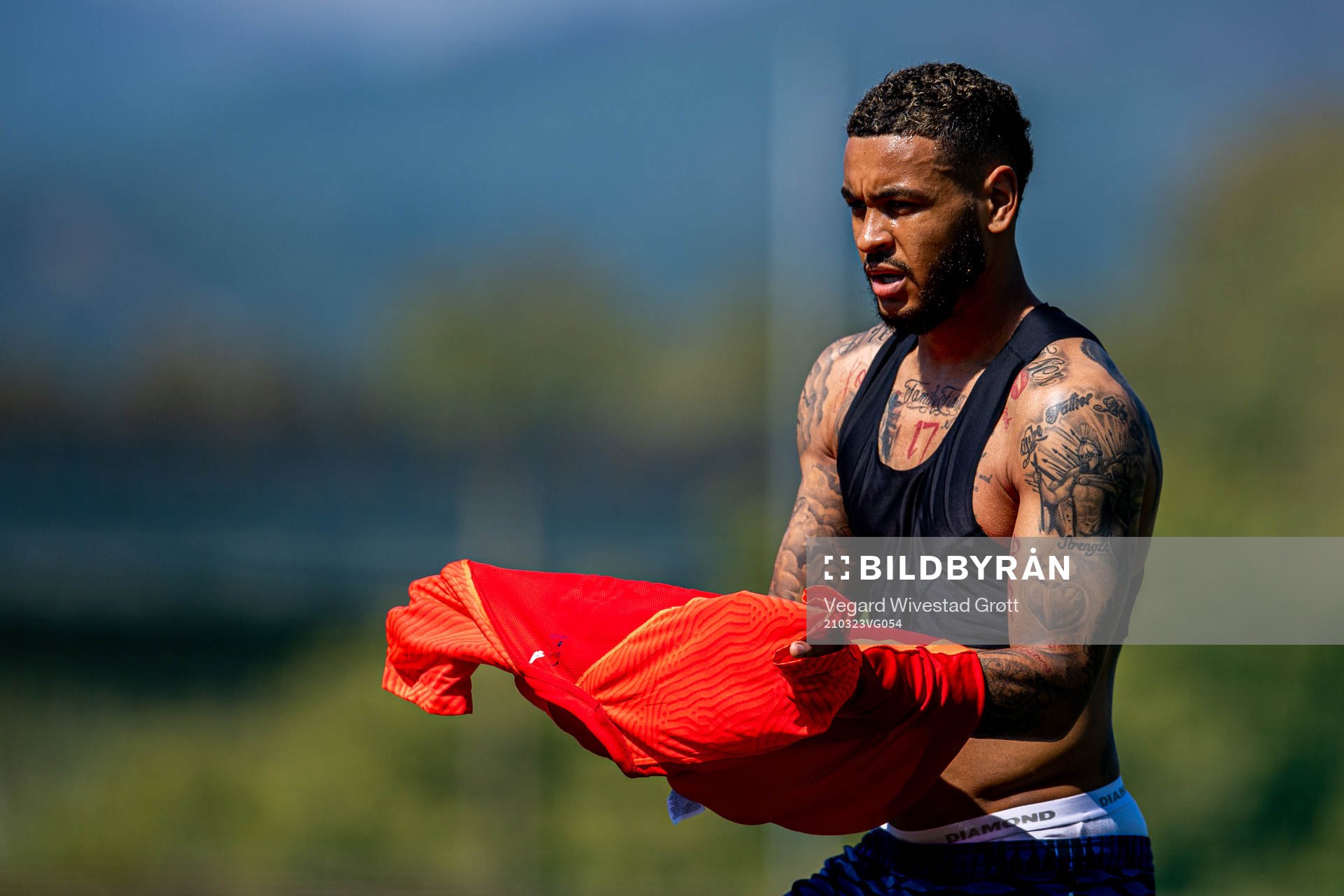 Joshua King of the Norwegian national football team