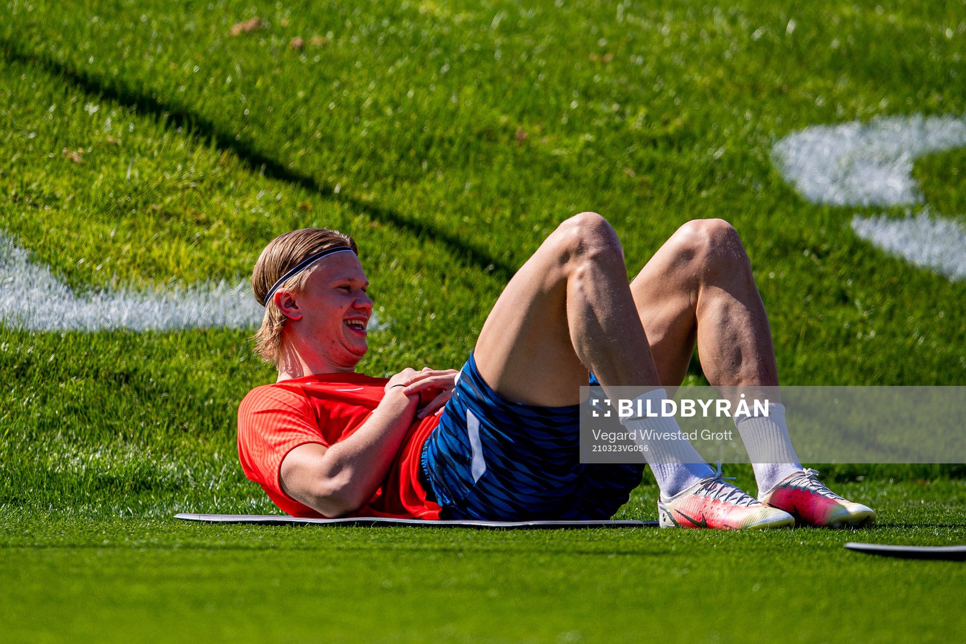 Erling Braut Haaland of the Norwegian national football team