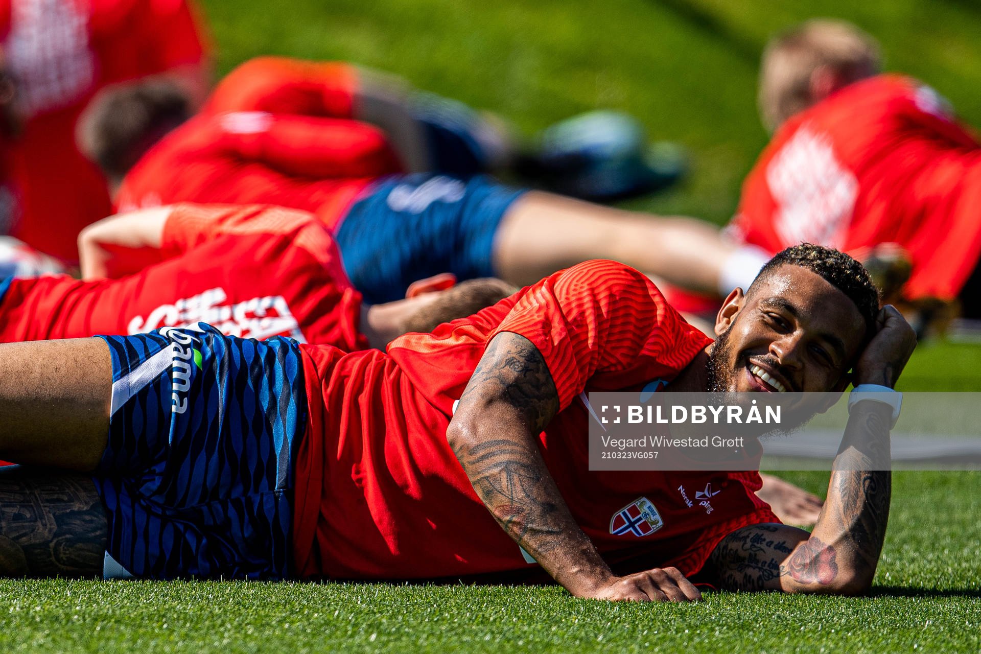 Joshua King of the Norwegian national football team