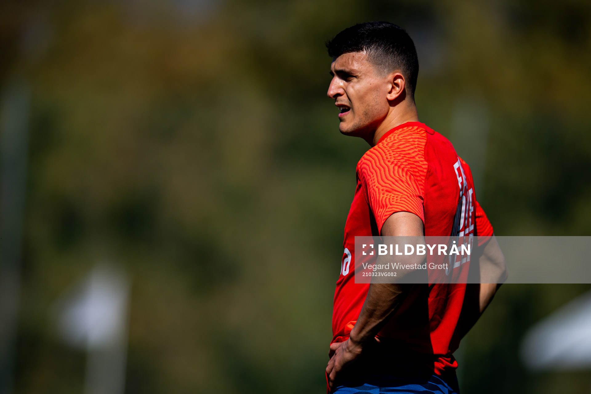Mohamed «Moi» Elyounoussi of the Norwegian national