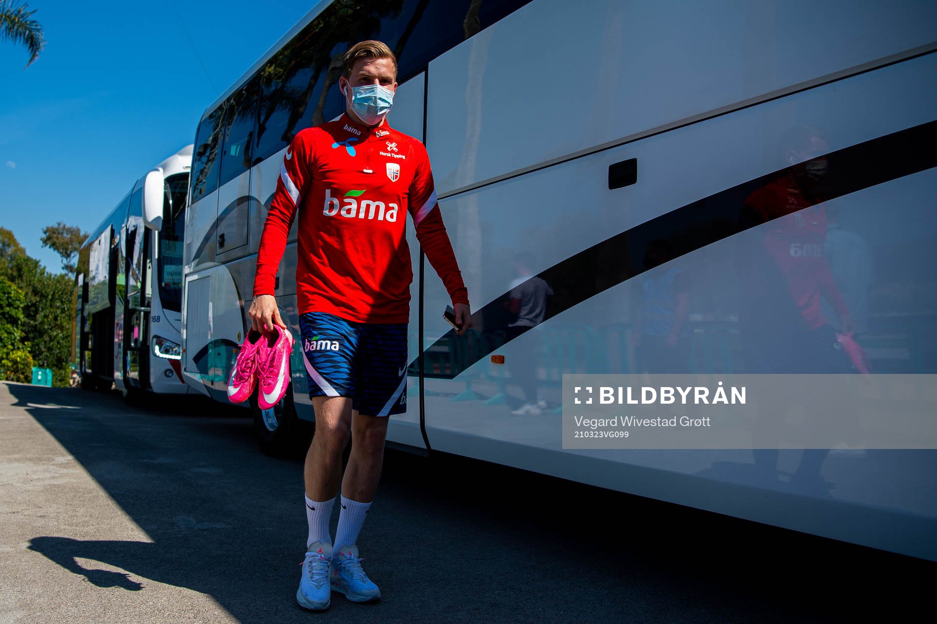 Jens Petter Hauge of the Norwegian national football team
