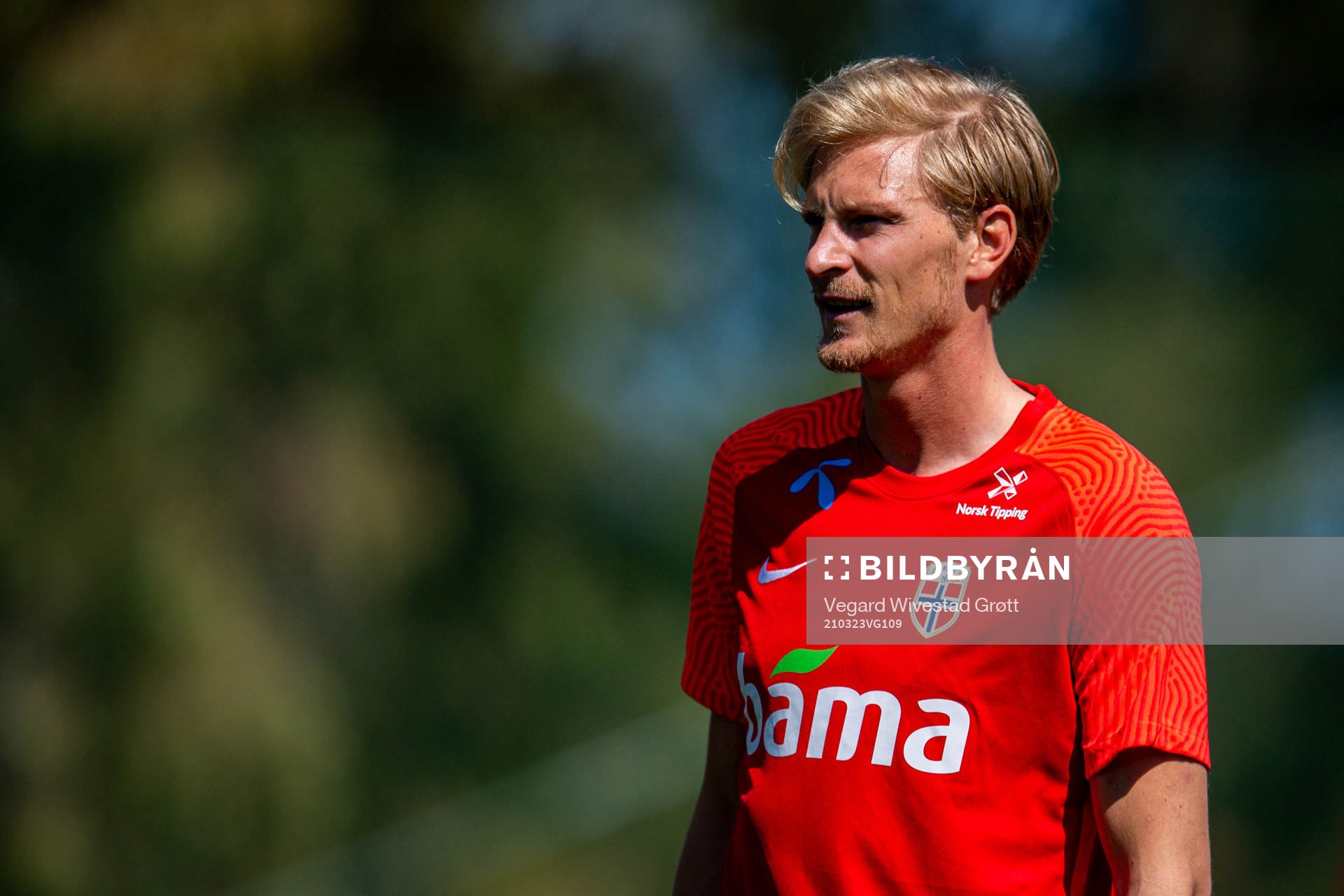 Morten Thorsby of the Norwegian national football team