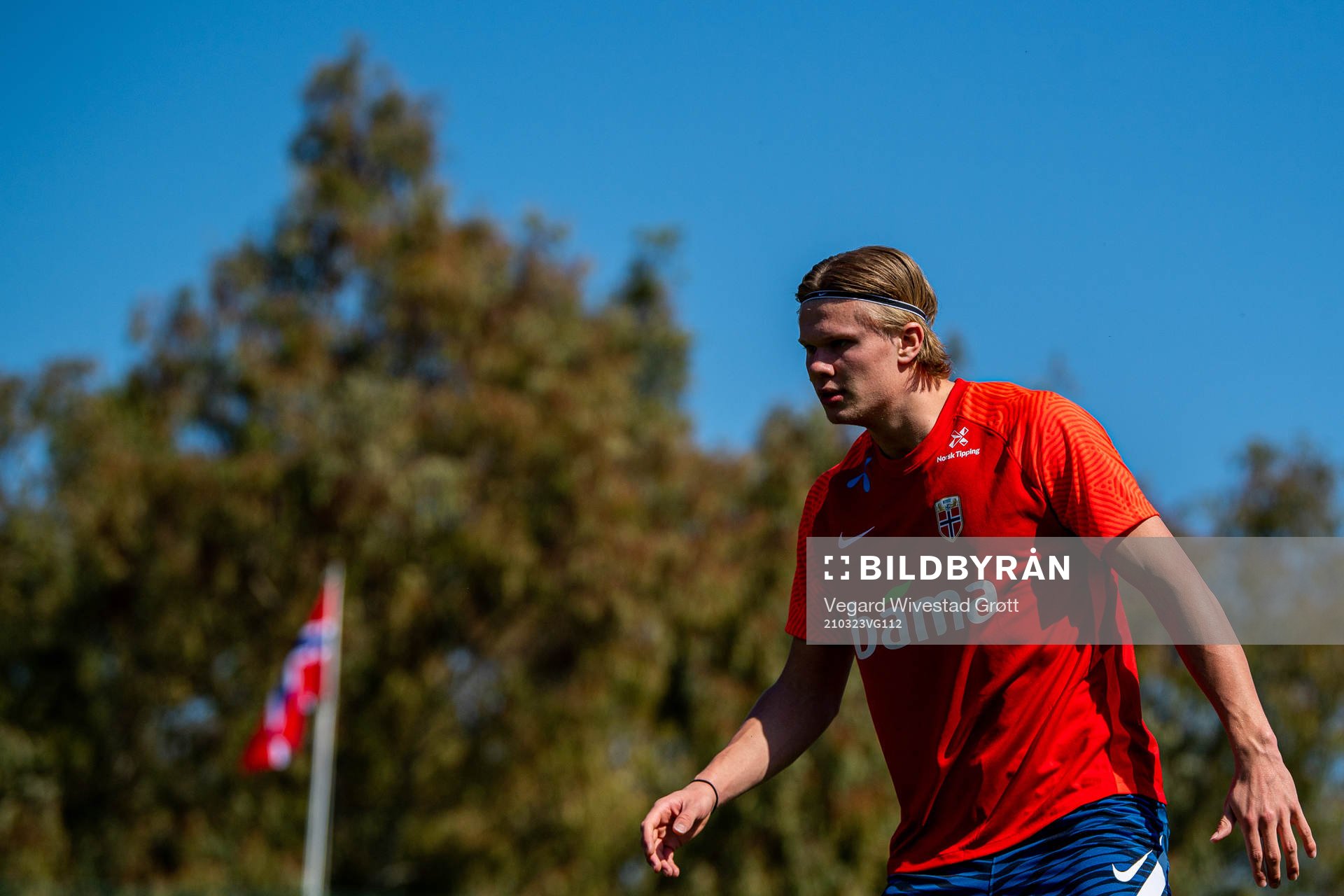 Erling Braut Haaland of the Norwegian national football team