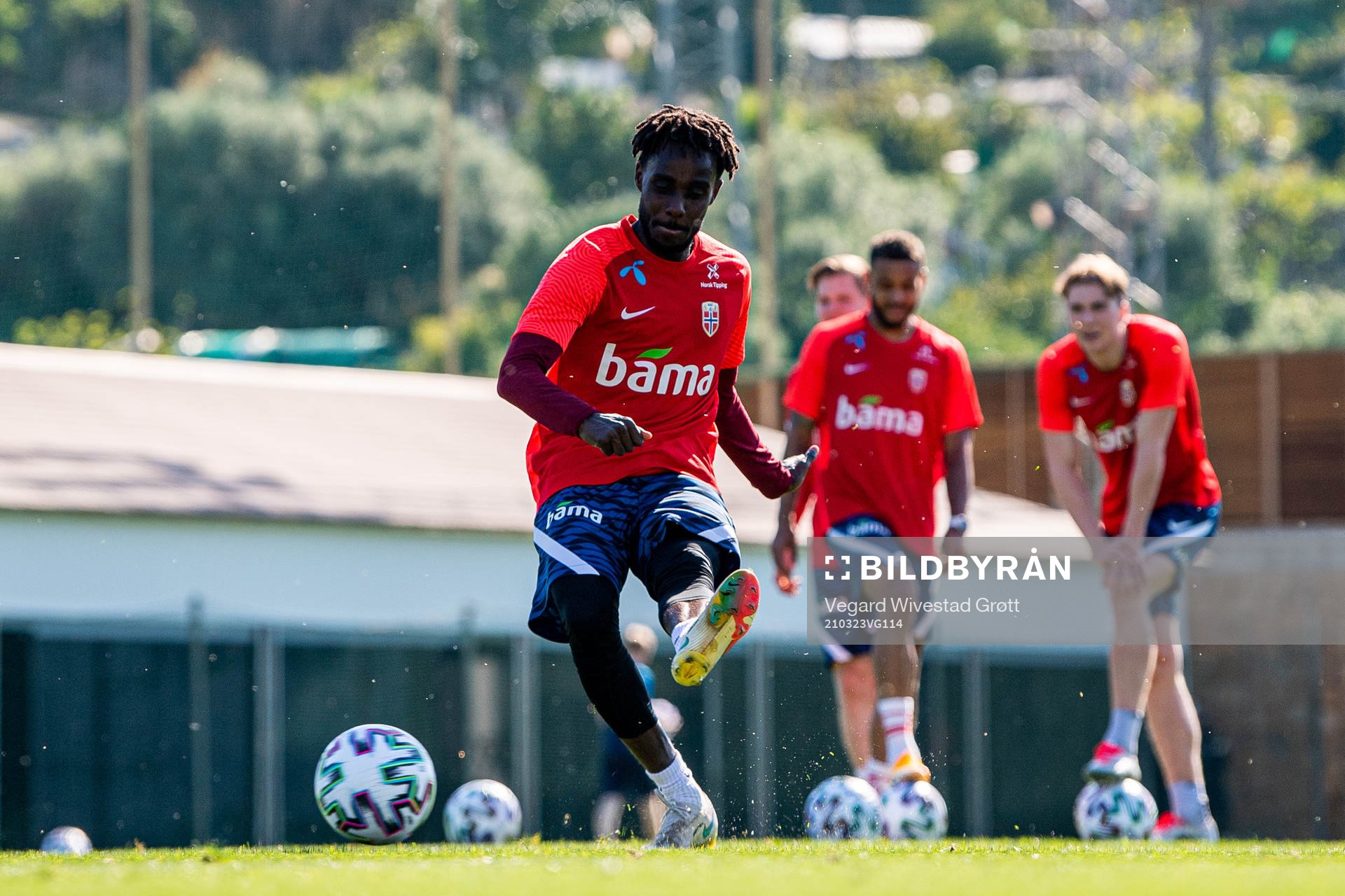 Tokmac Nguen of the Norwegian national football team