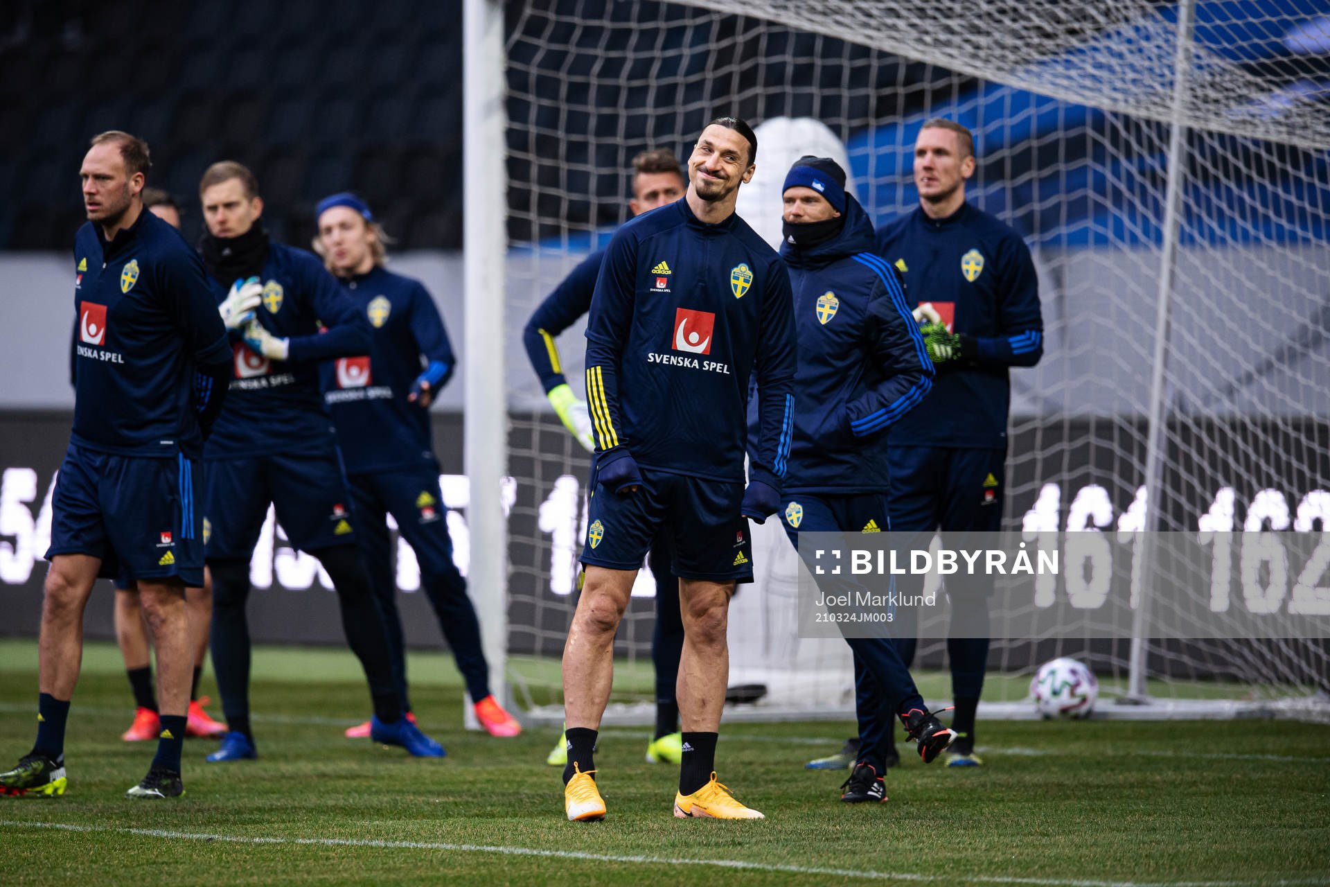 Zlatan Ibrahimovic of the Swedish national football team