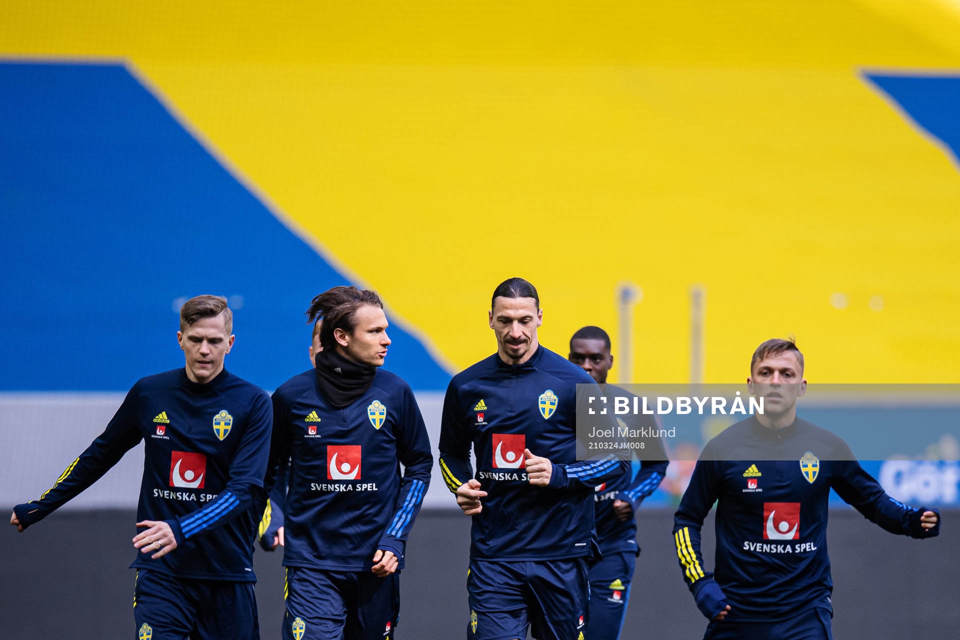 Joakim Nilsson, Albin Ekdal, Zlatan Ibrahimovic and Jesper