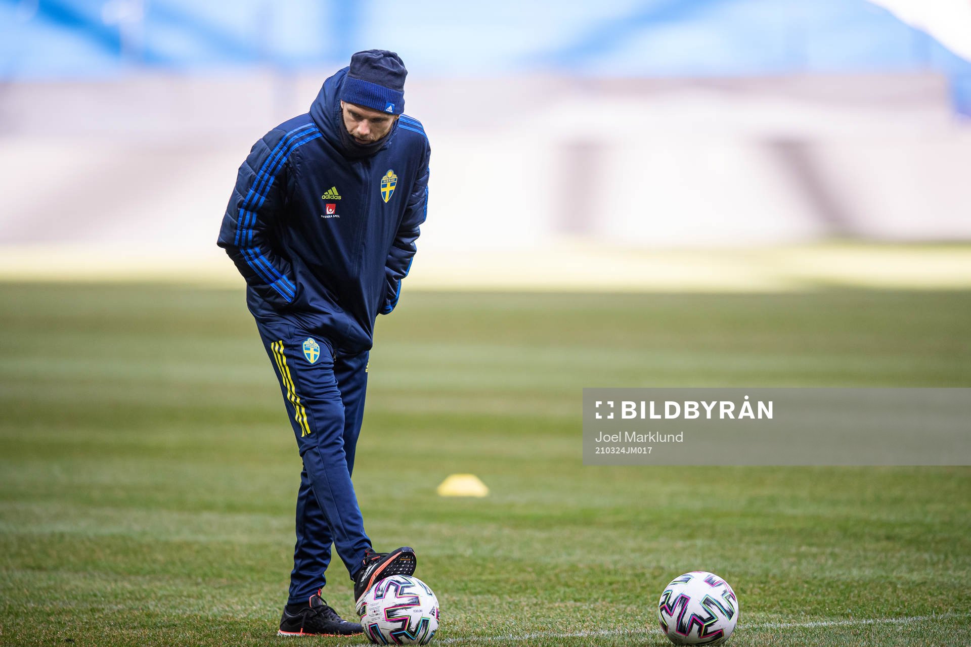 Marcus Berg of the Swedish national football team