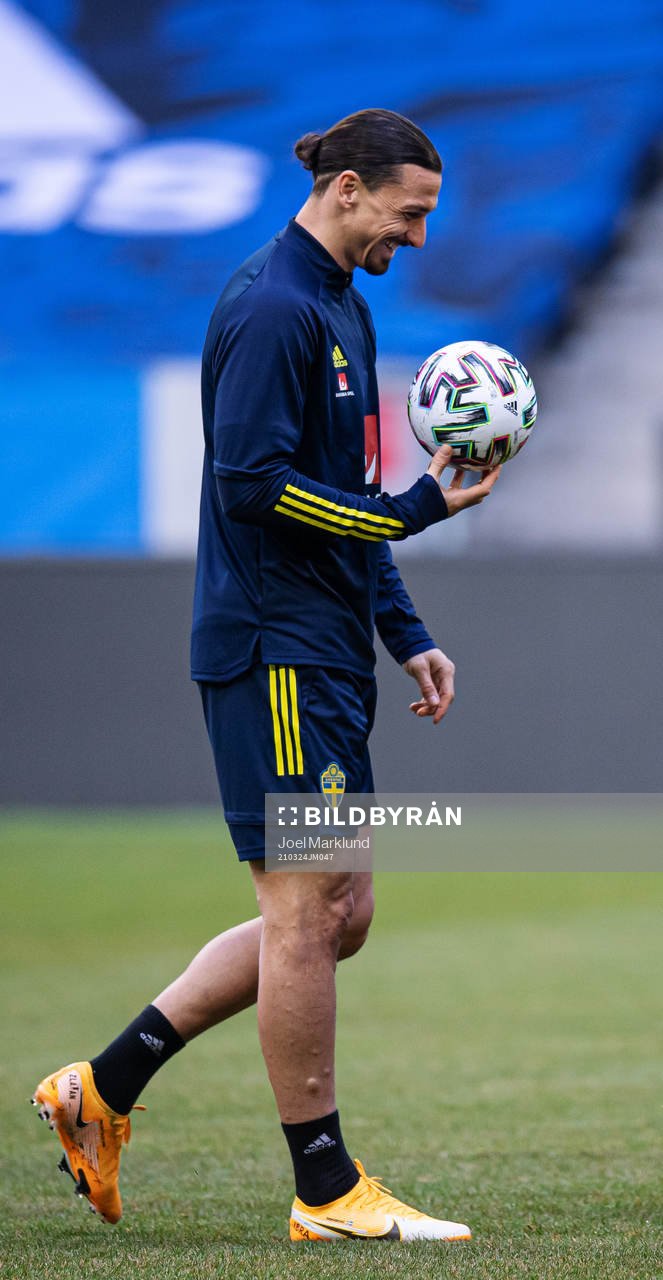 Zlatan Ibrahimovic of the Swedish national football team