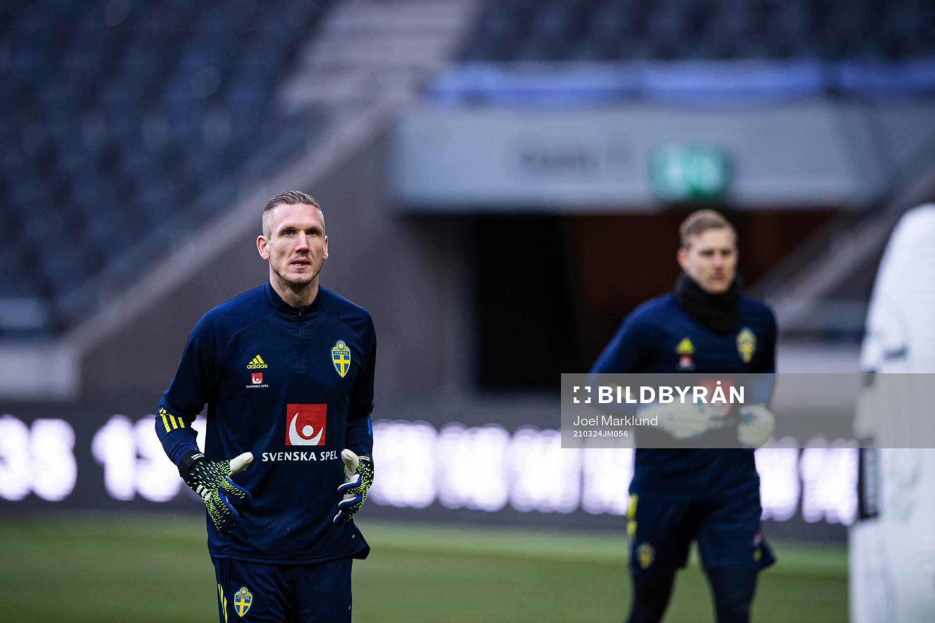 Robin Olsen of the Swedish national football team