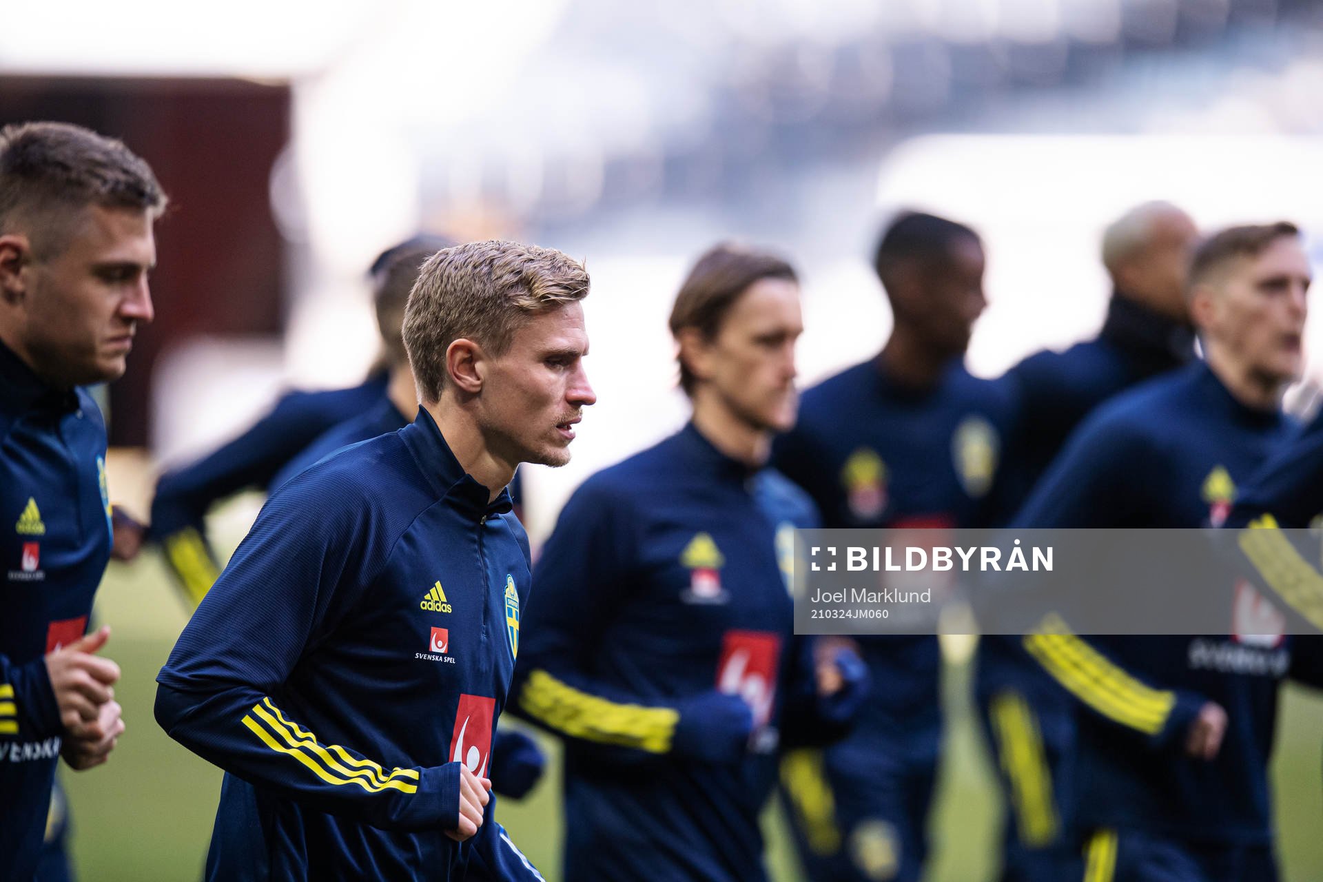 Carl Starfelt of the Swedish national football team