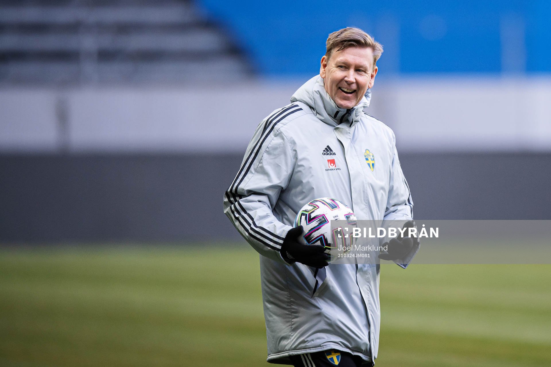 Assistant coach Peter Wettergren of the Swedish national