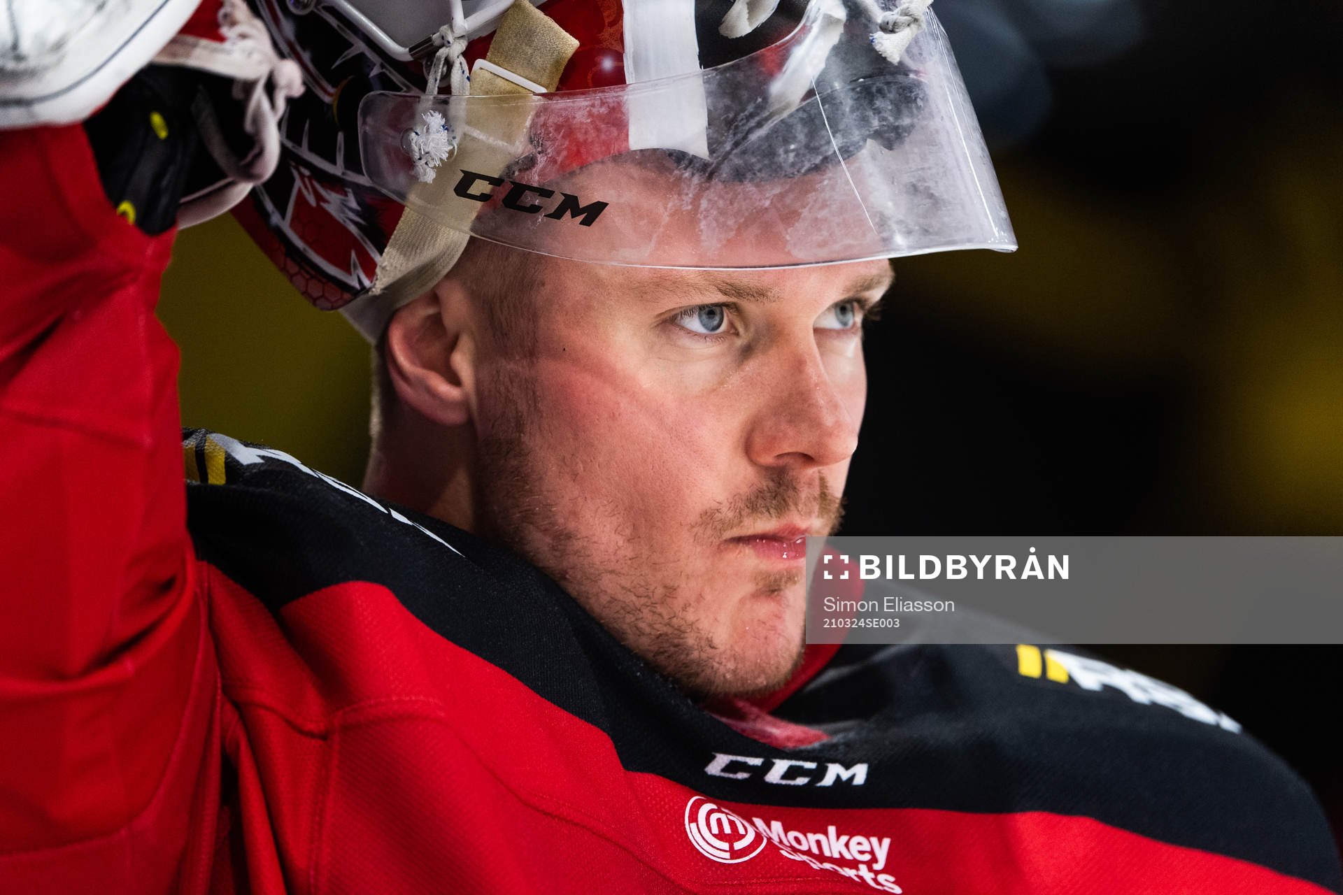 Malmö Redhawks målvakt Lars Volden
